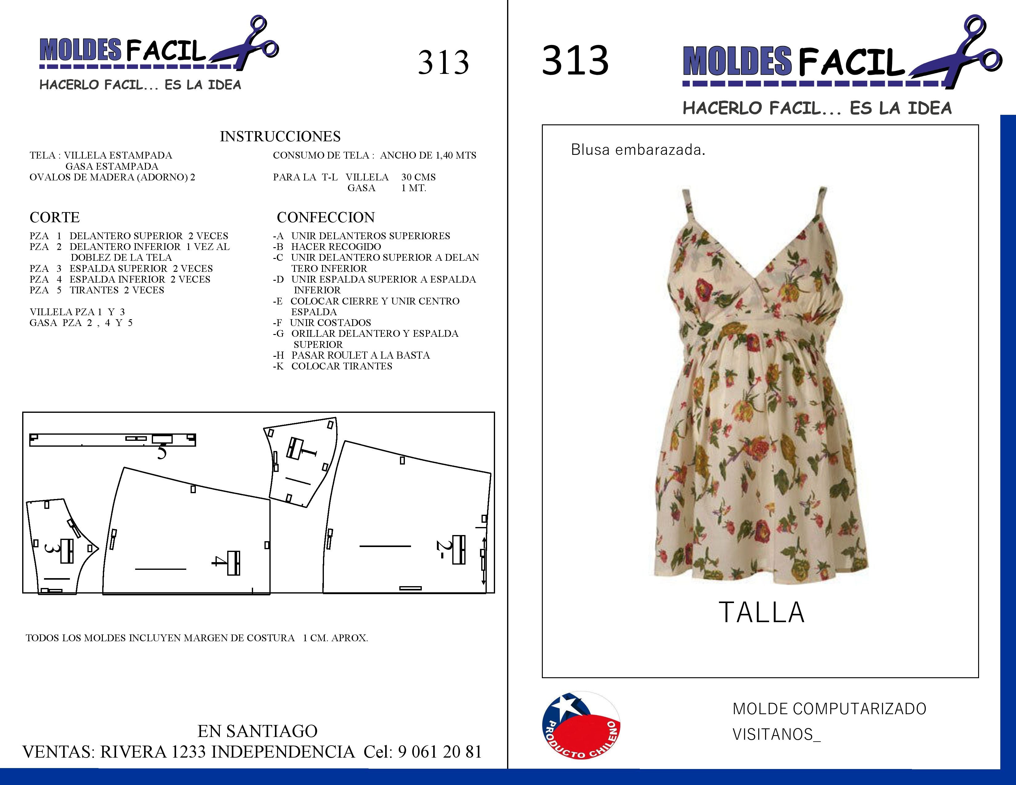 BLUSA EMBARAZADA