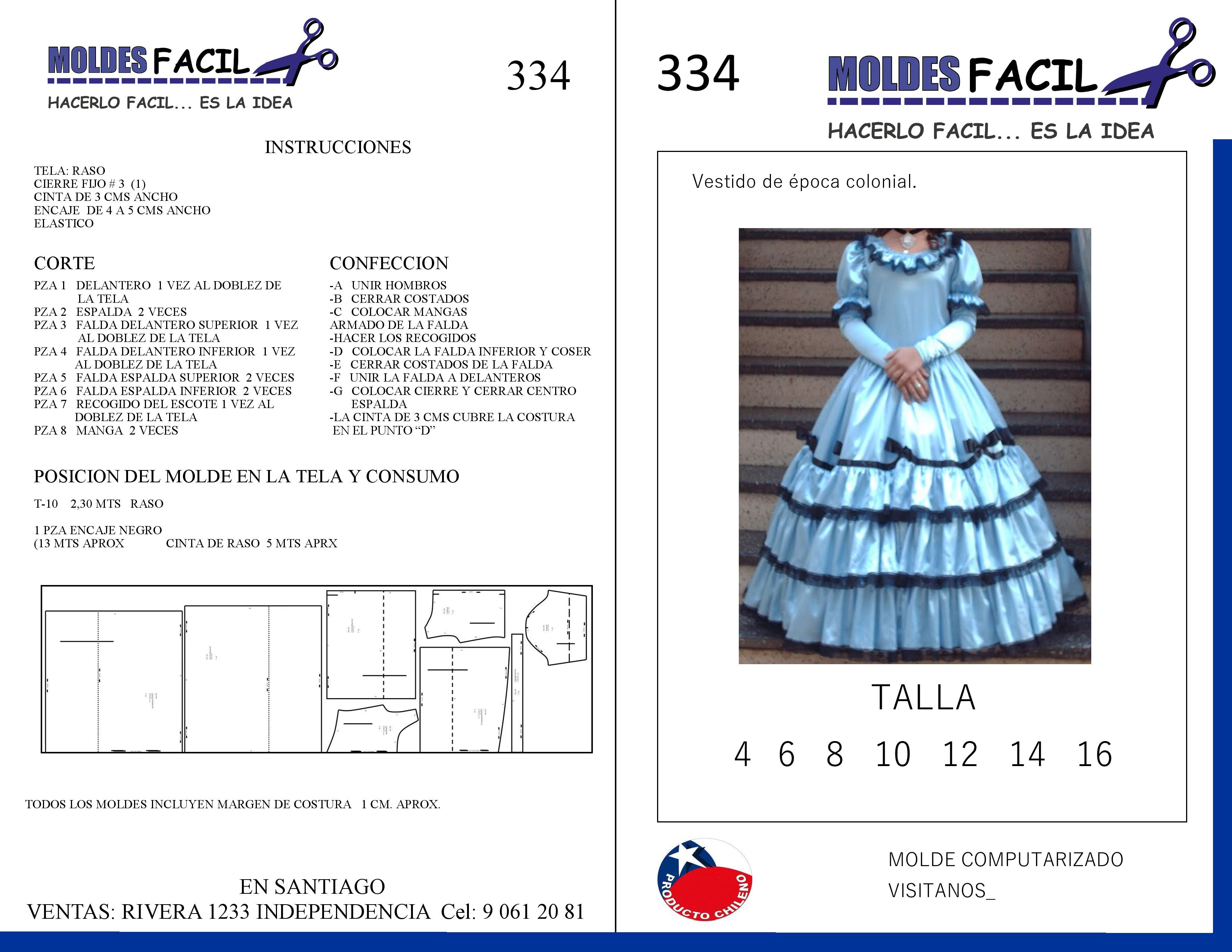 Vestido de Época Colonial