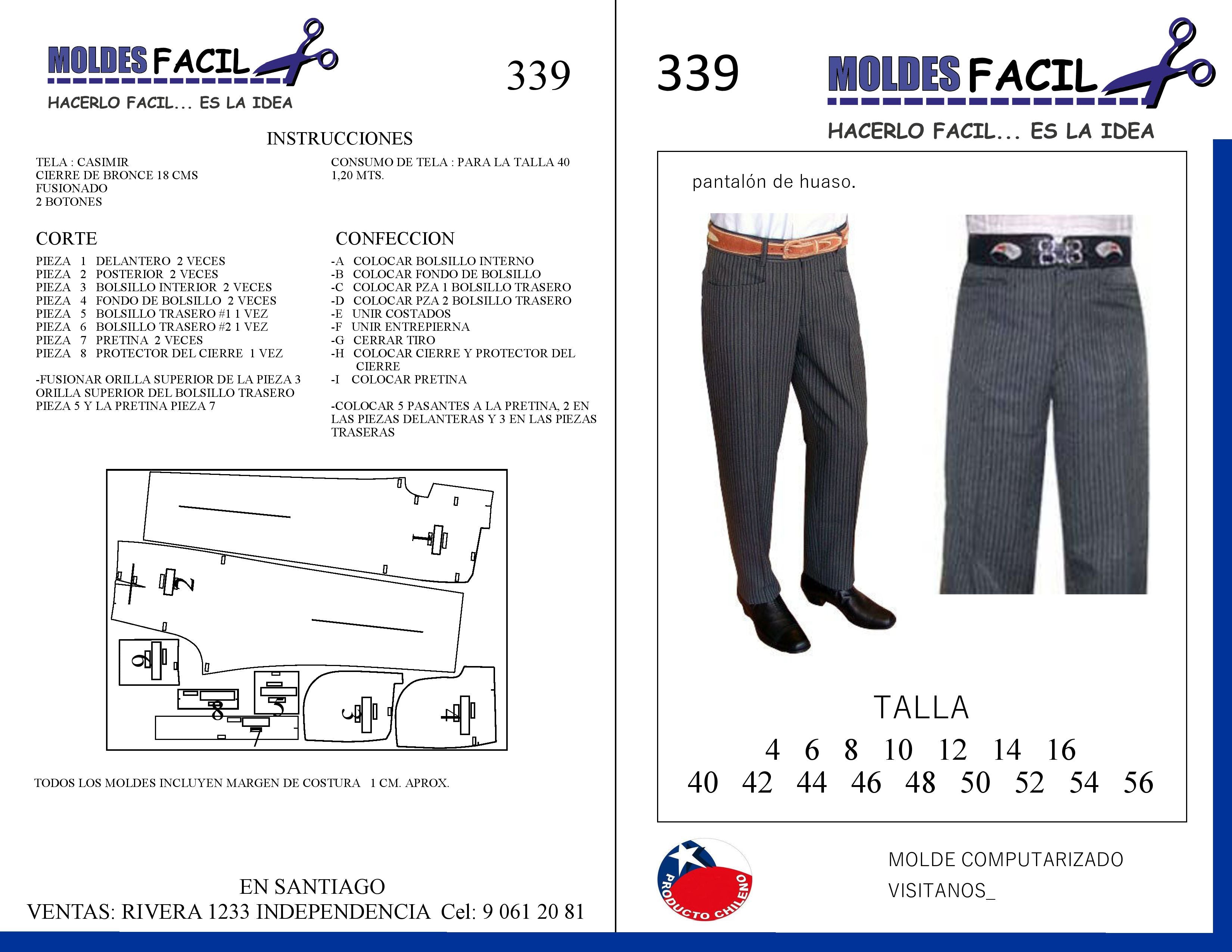 Pantalón de Huaso