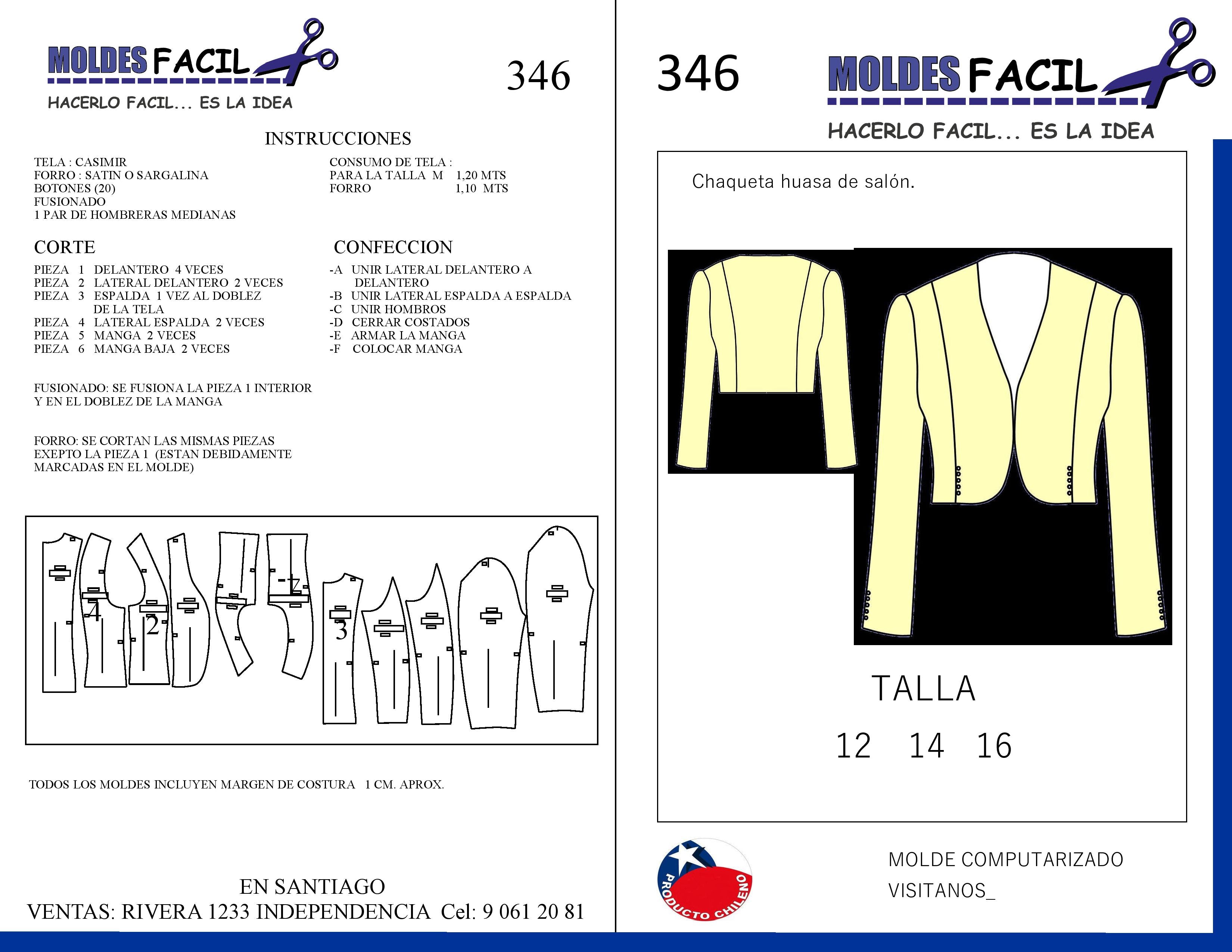 Chaqueta de Huasa de Salón