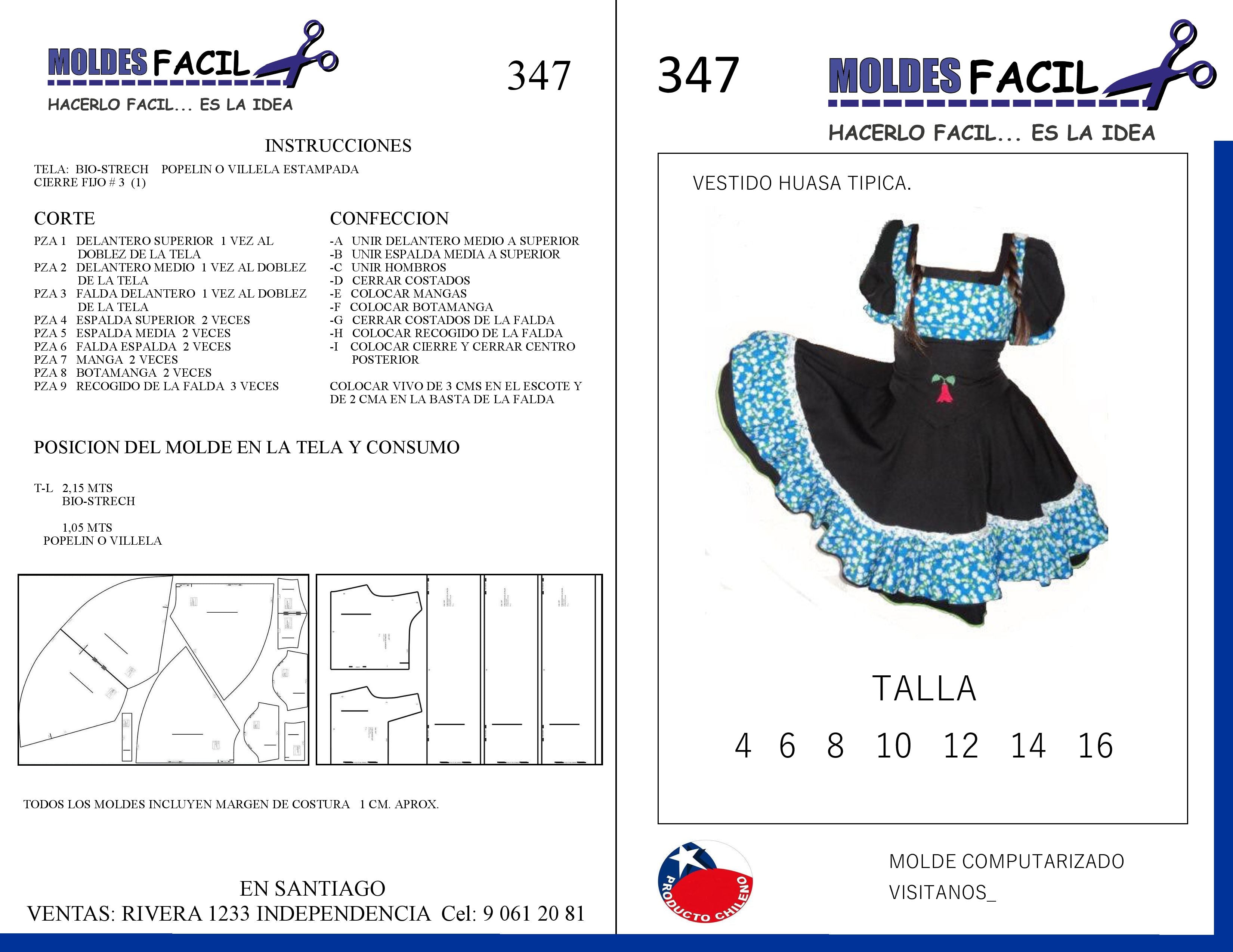 Vestido de Huasa Típica