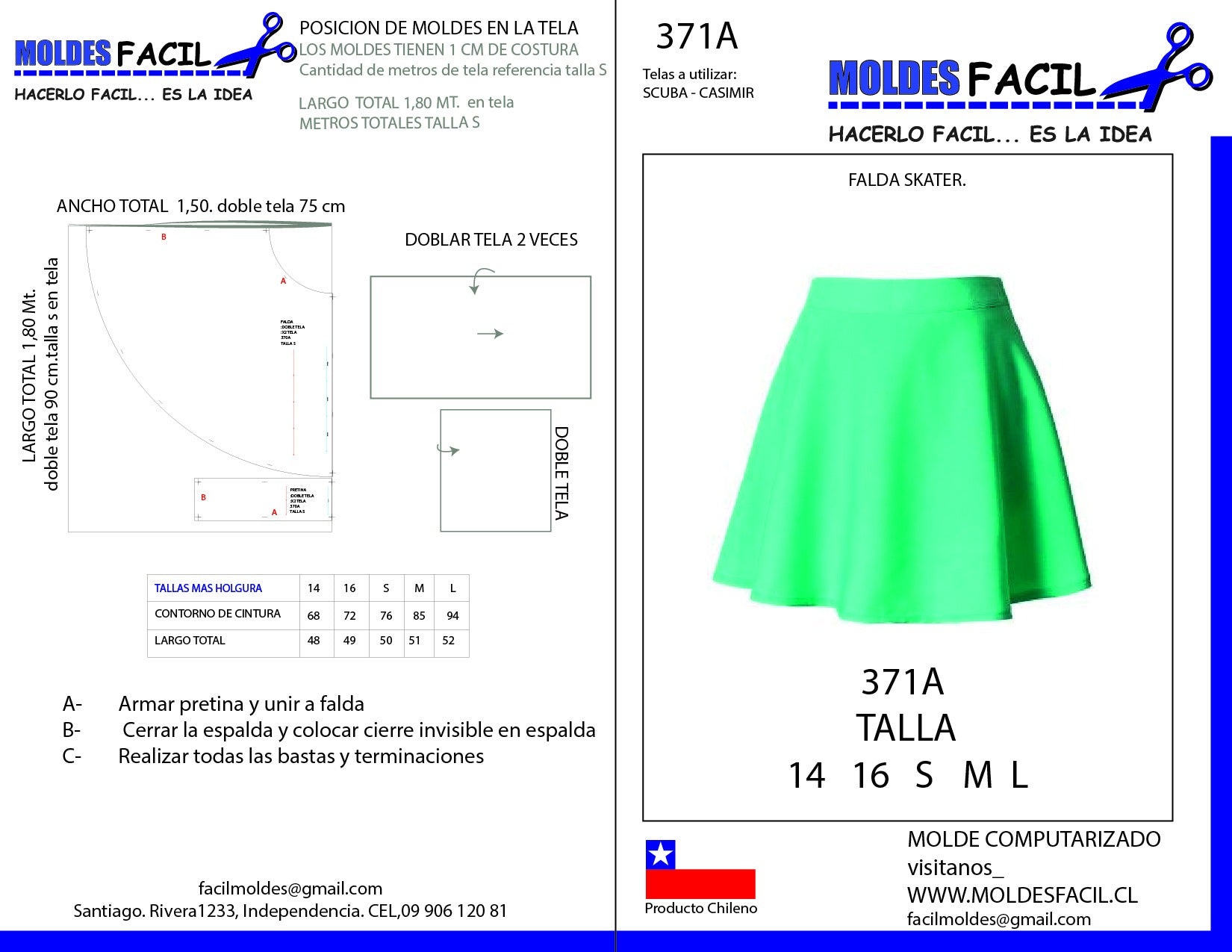 Falda Skater