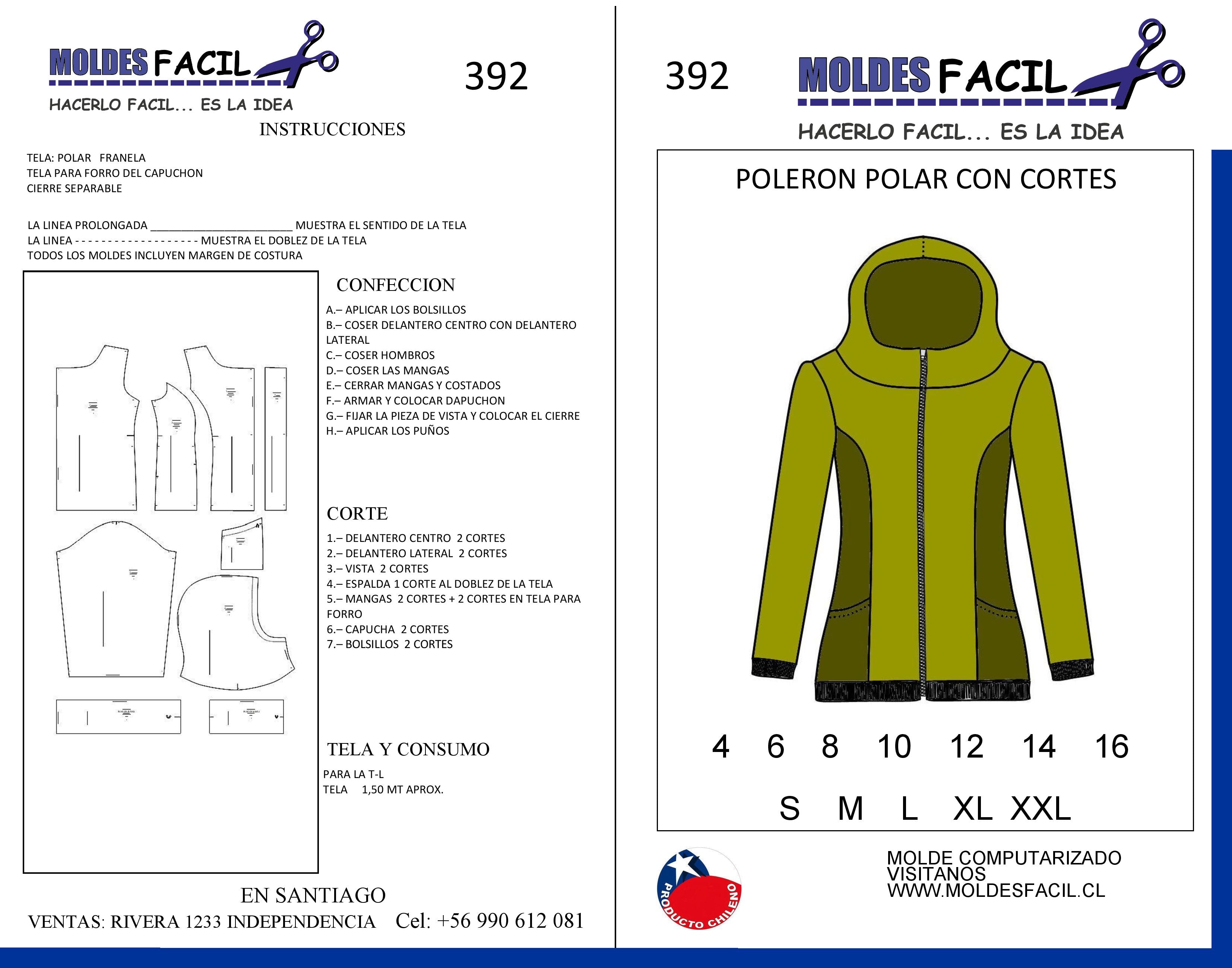 POLERON POLAR CON CORTES