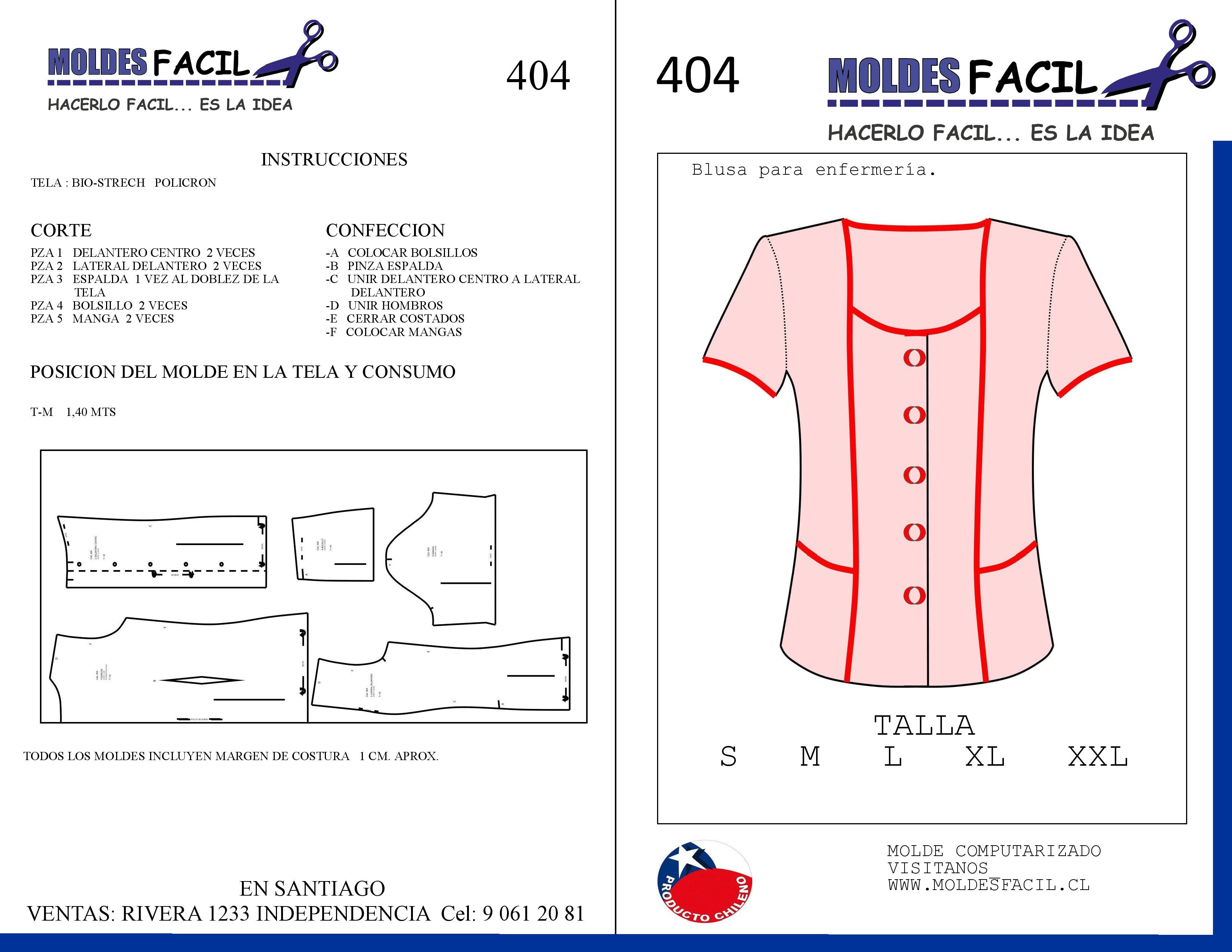 Blusa para Enfermera