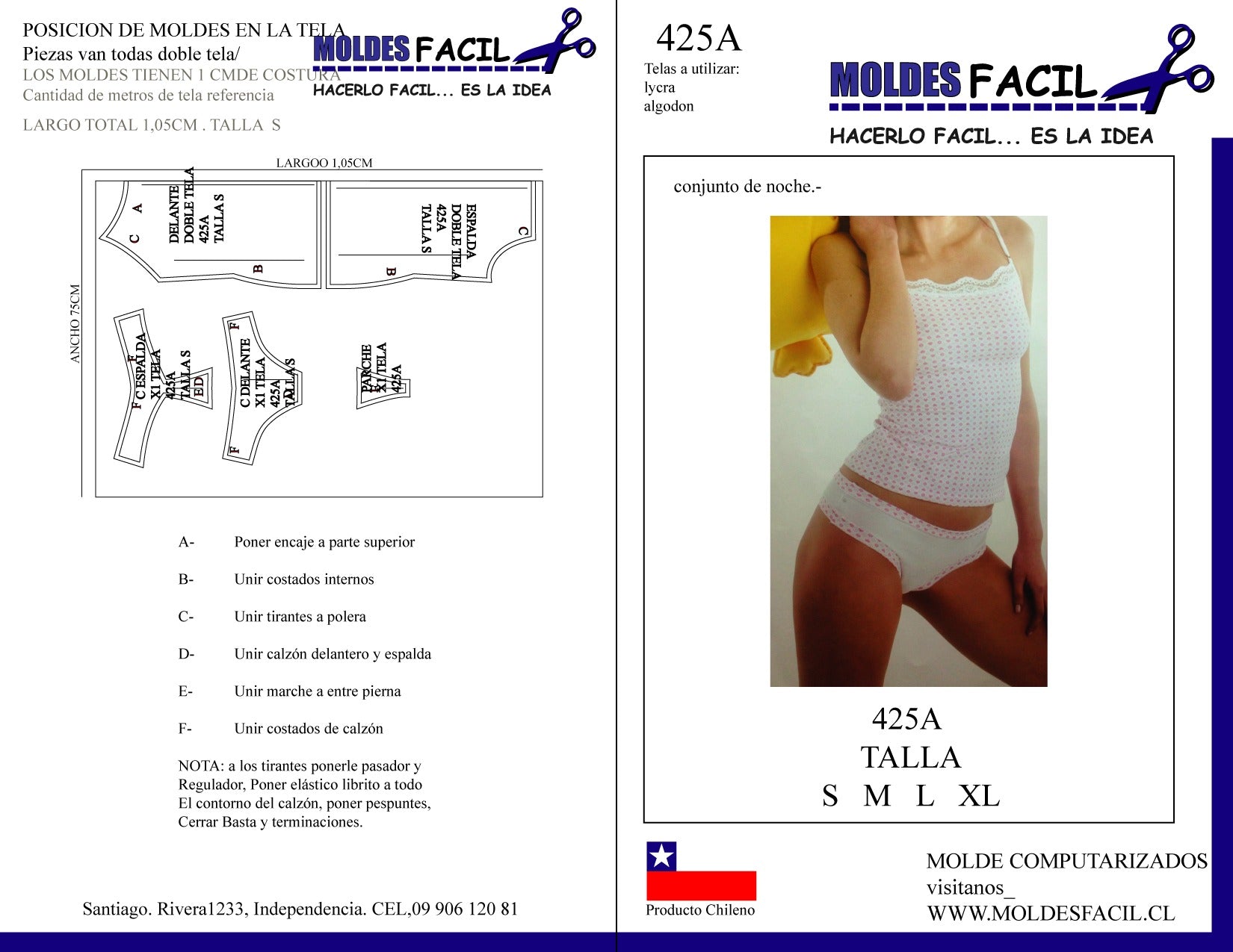 Conjunto de noche (ropa interior)