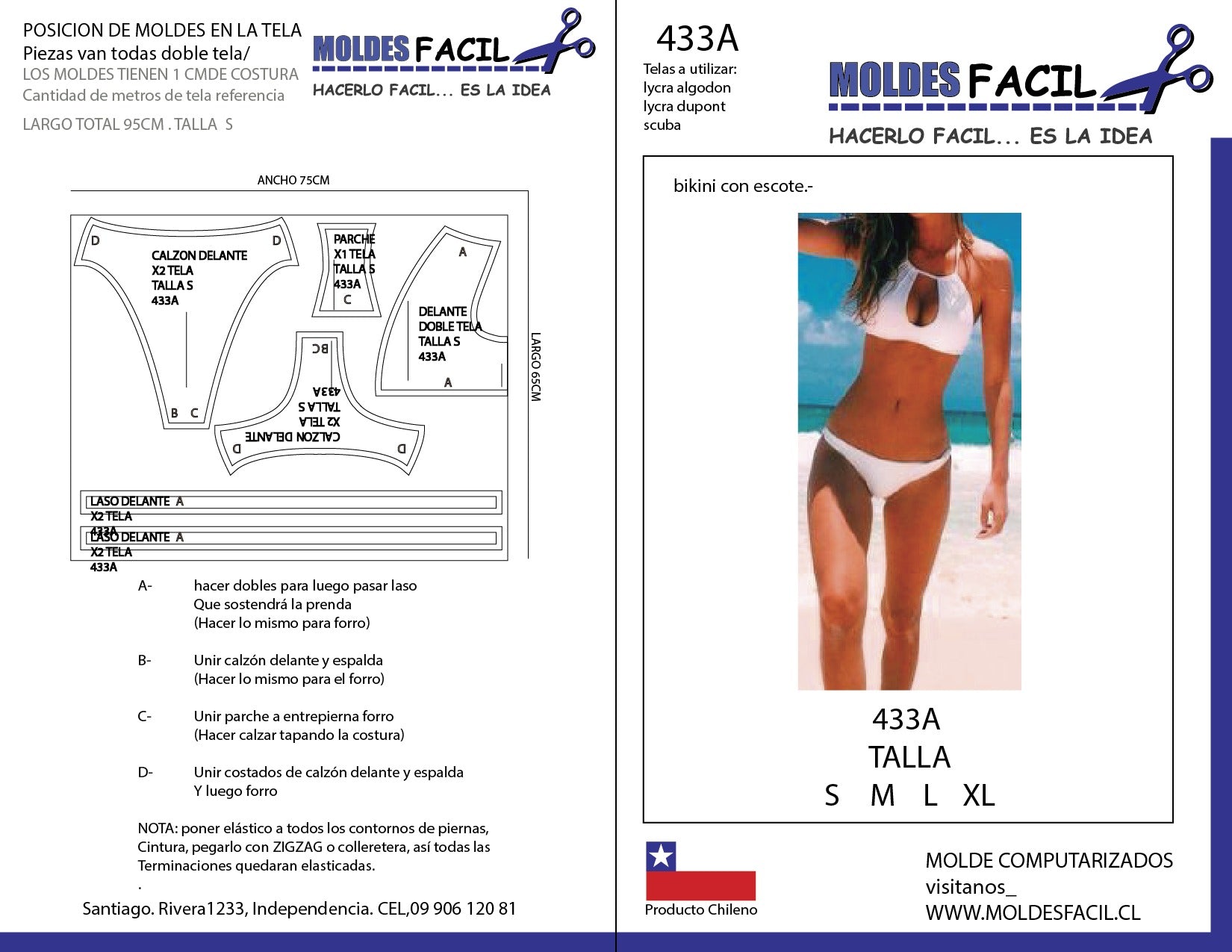 Bikini con escote