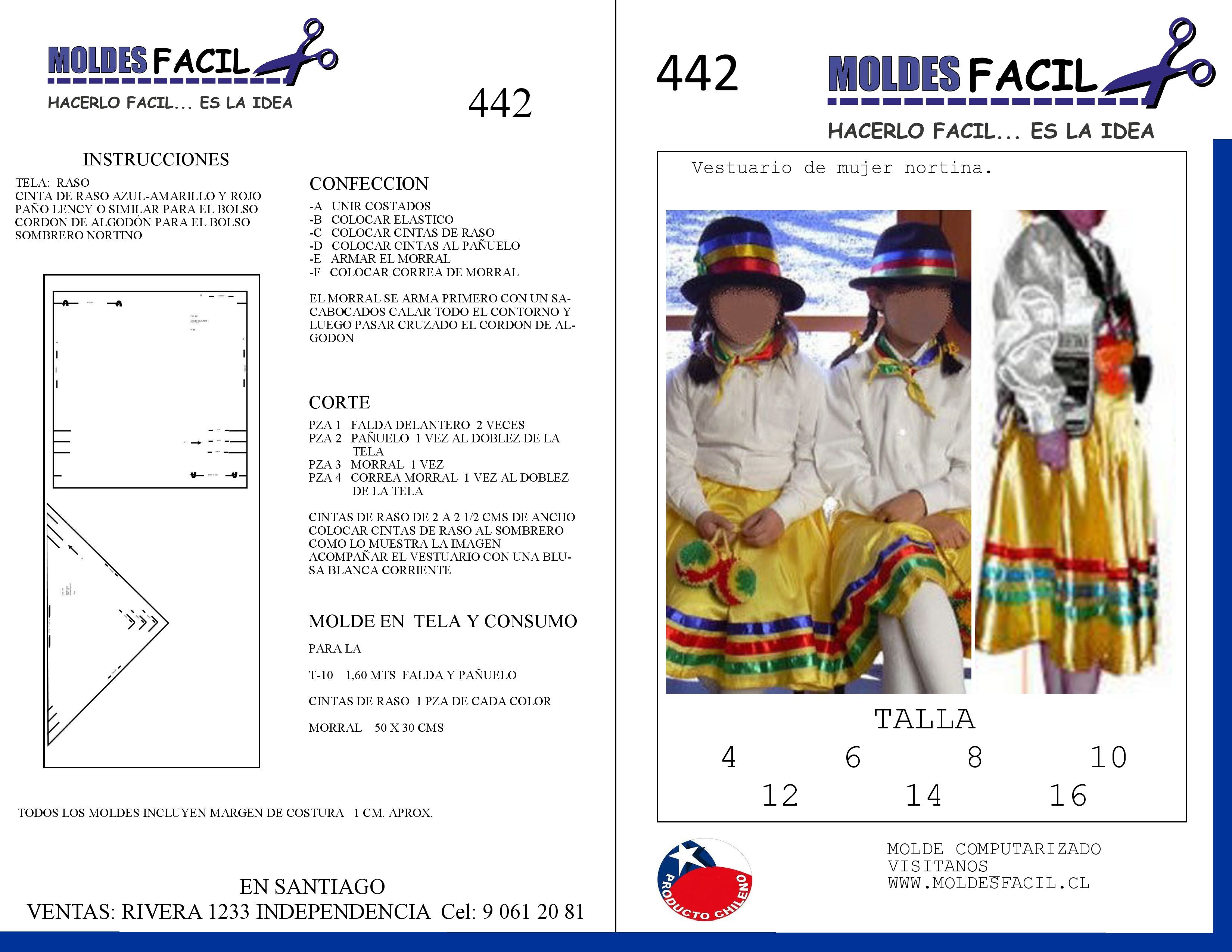 Vestuario de Mujer Nortina