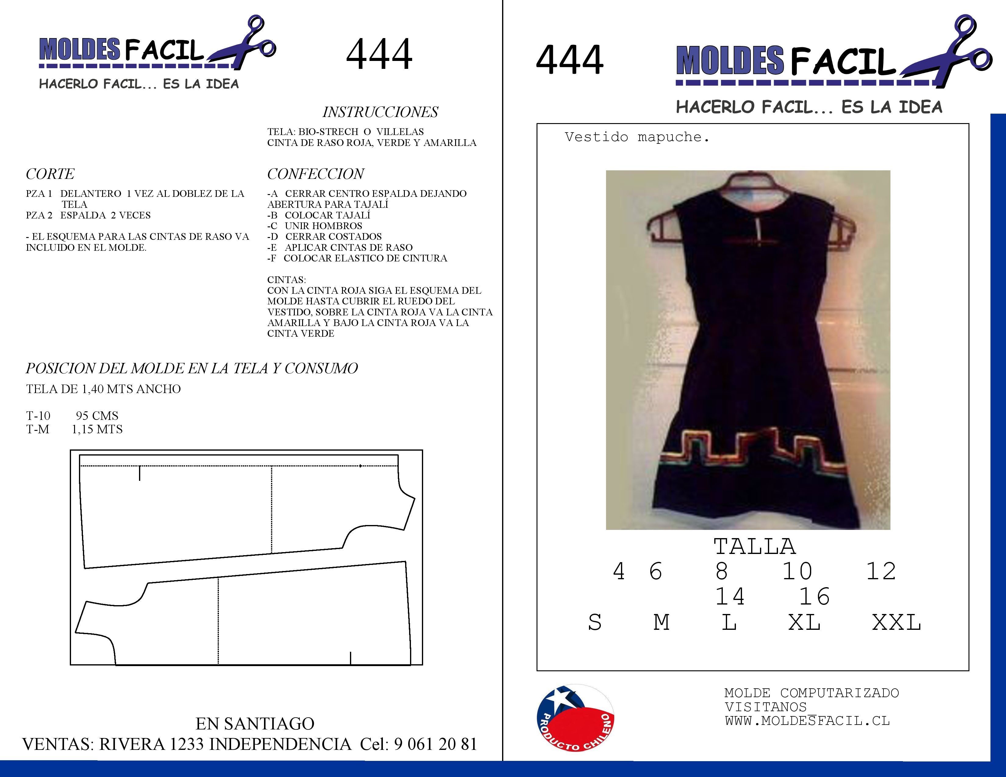 Vestido de Mapuche