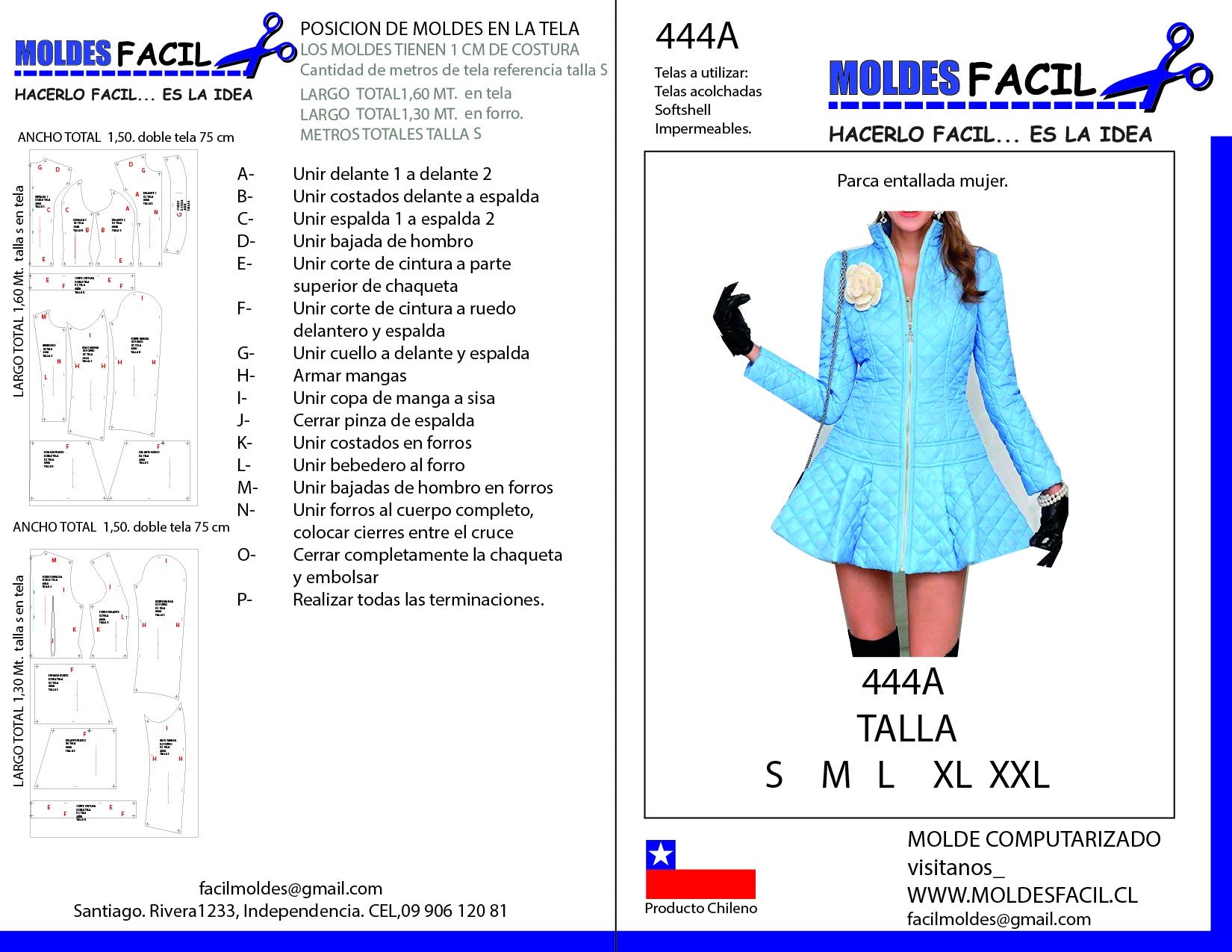 PARKA ENTALLADA MUJER