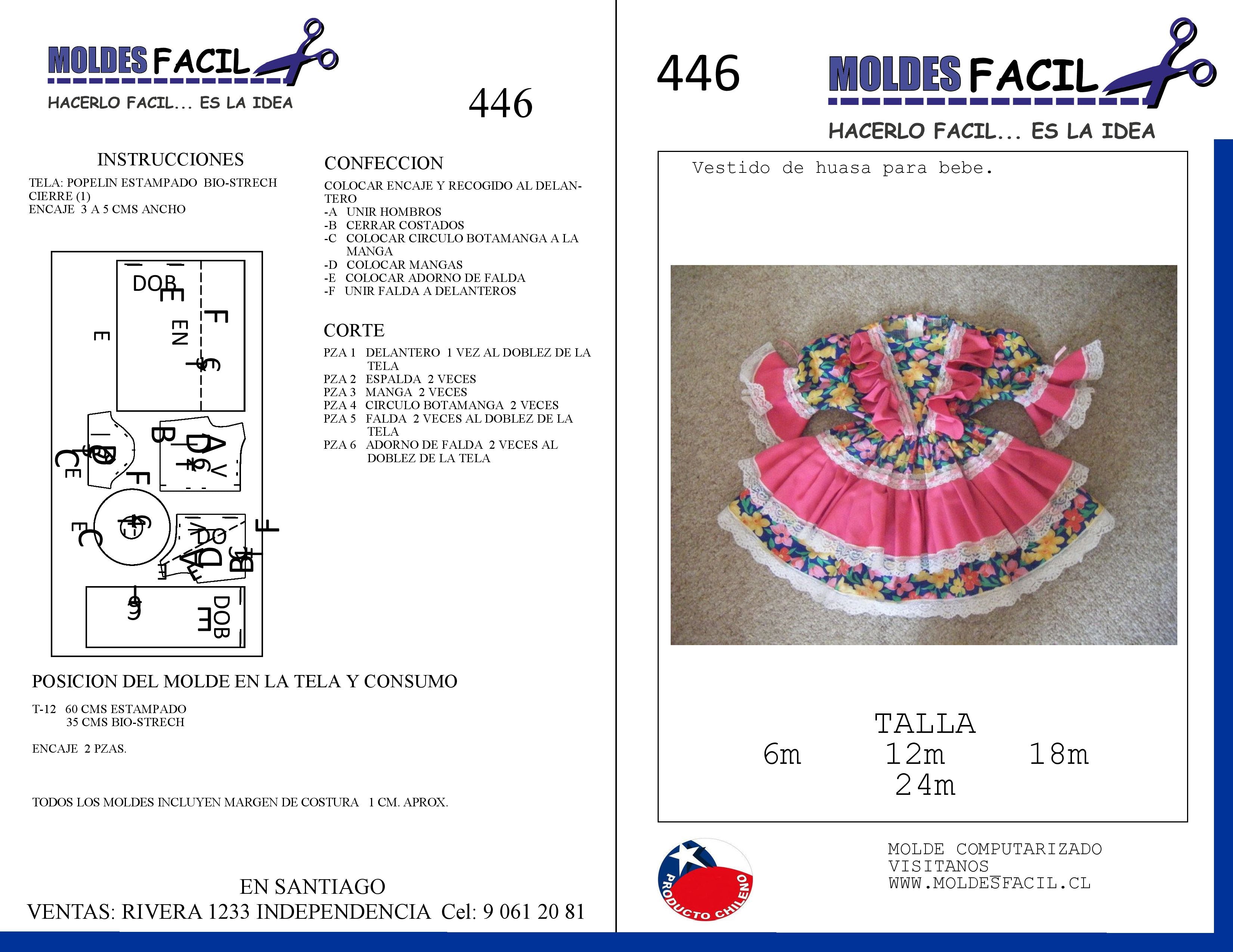 Vestido de Huasa para Bebé