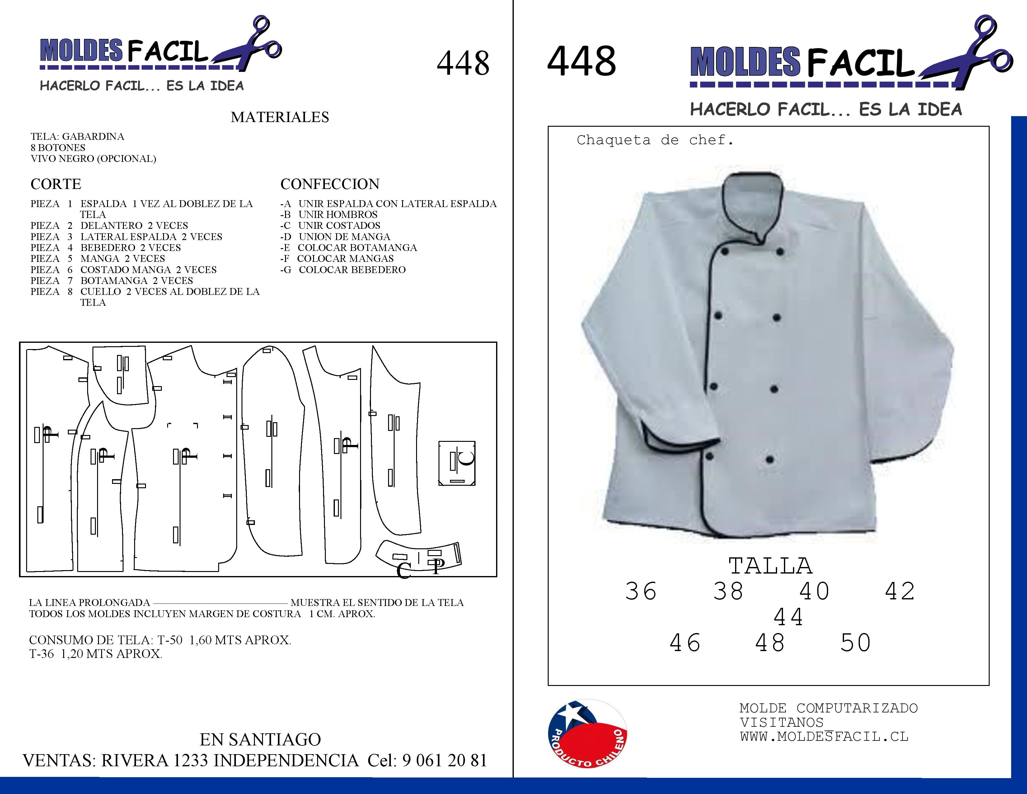 Chaqueta de Chef