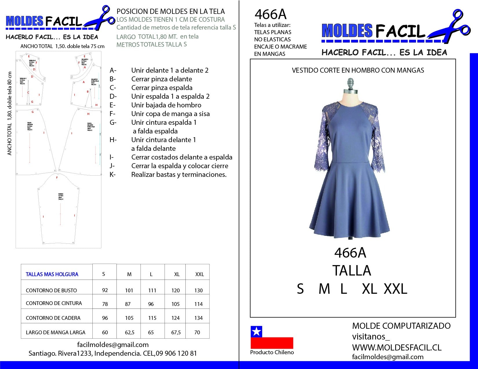Vestido Corte En Hombro Con Mangas