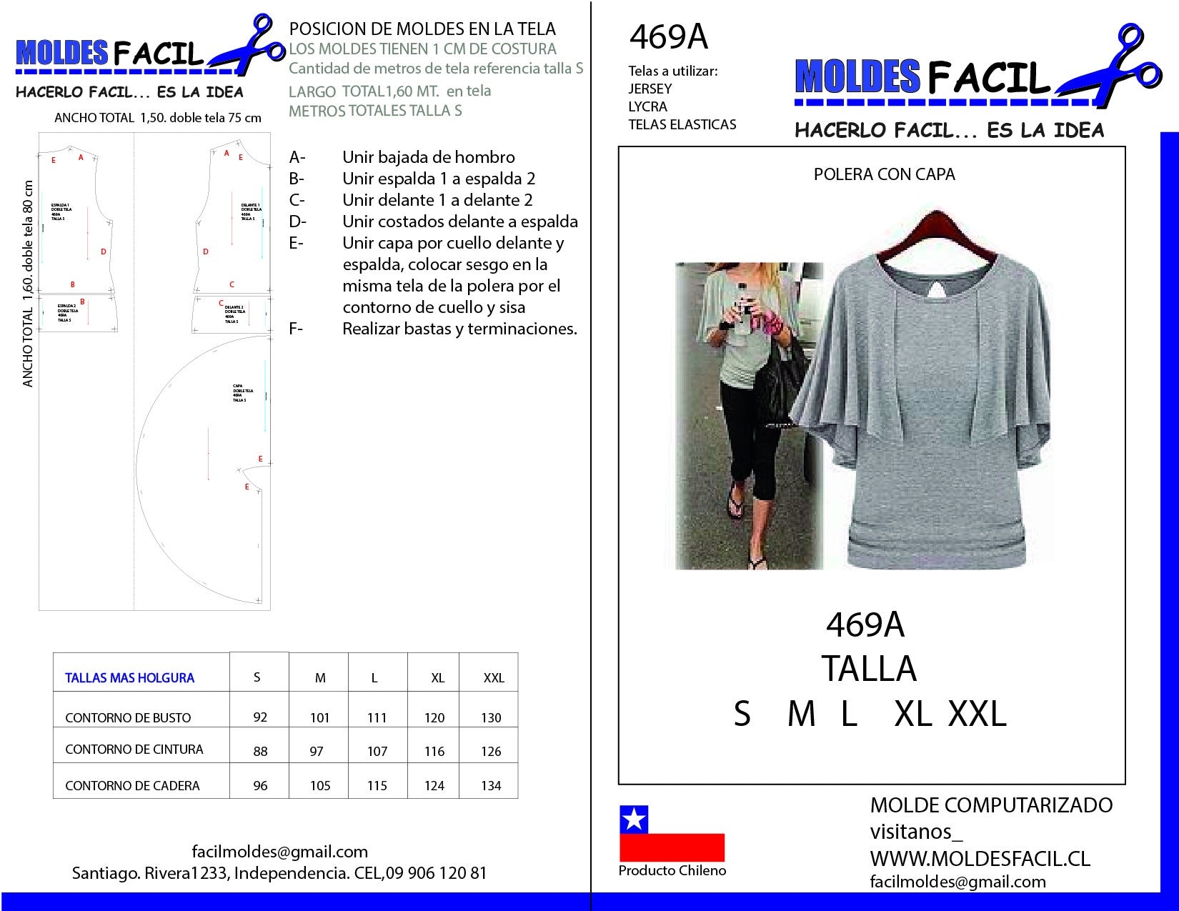POLERA CON CAPA