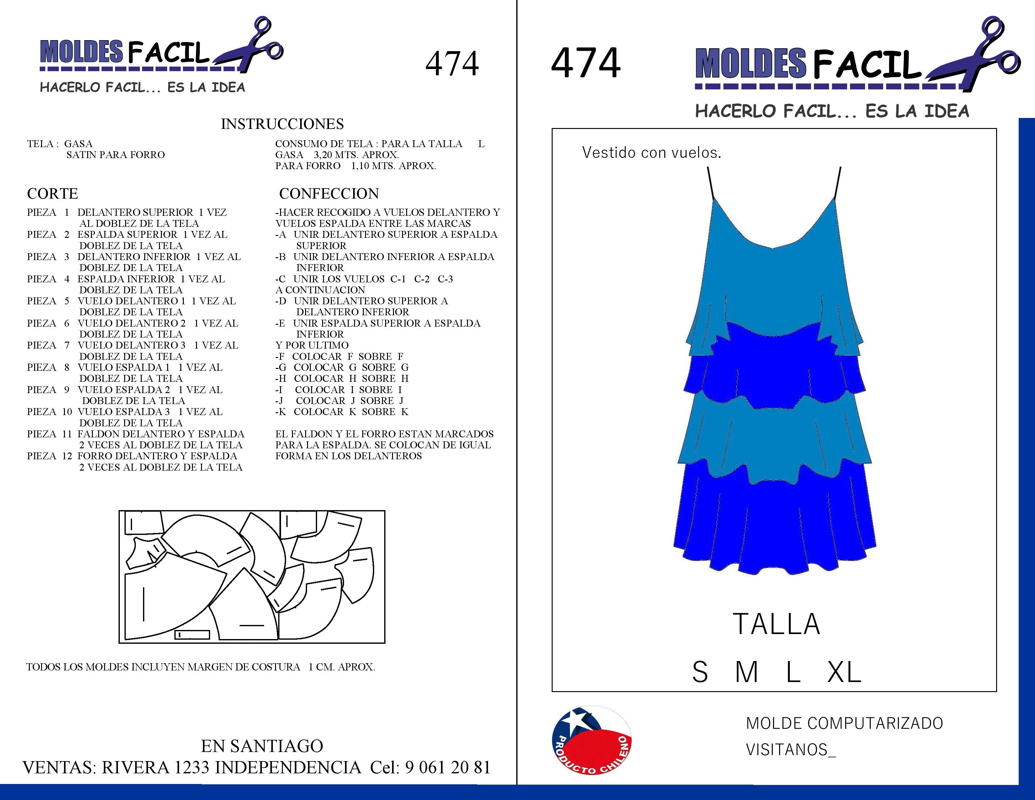 Vestido con Vuelos