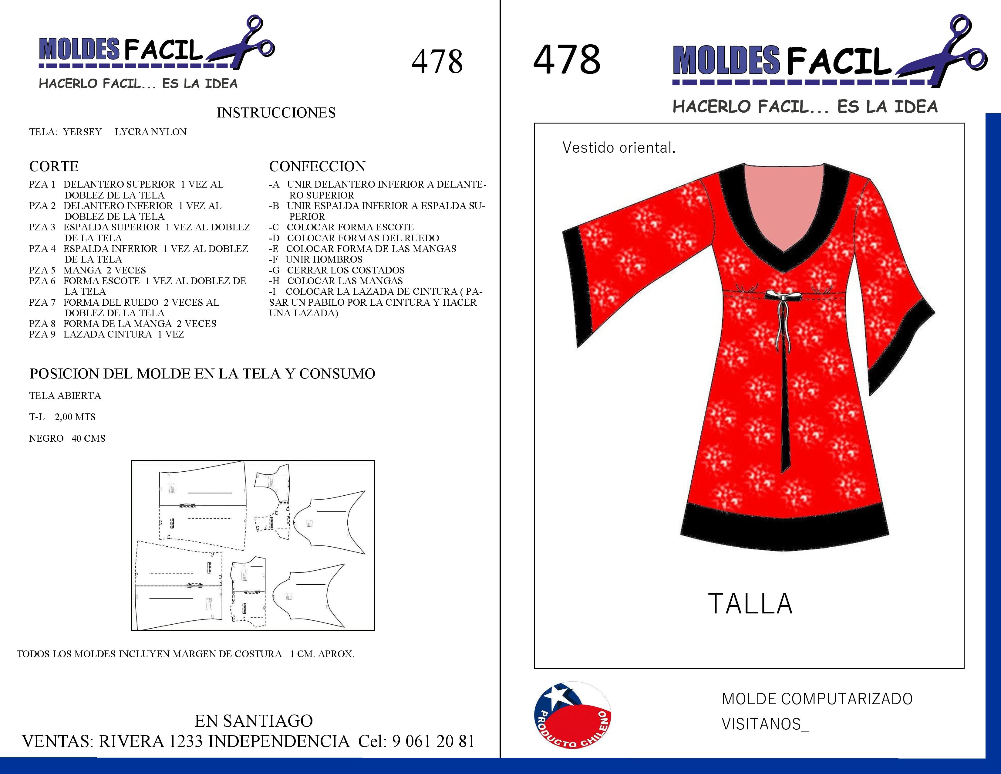 Vestido Oriental