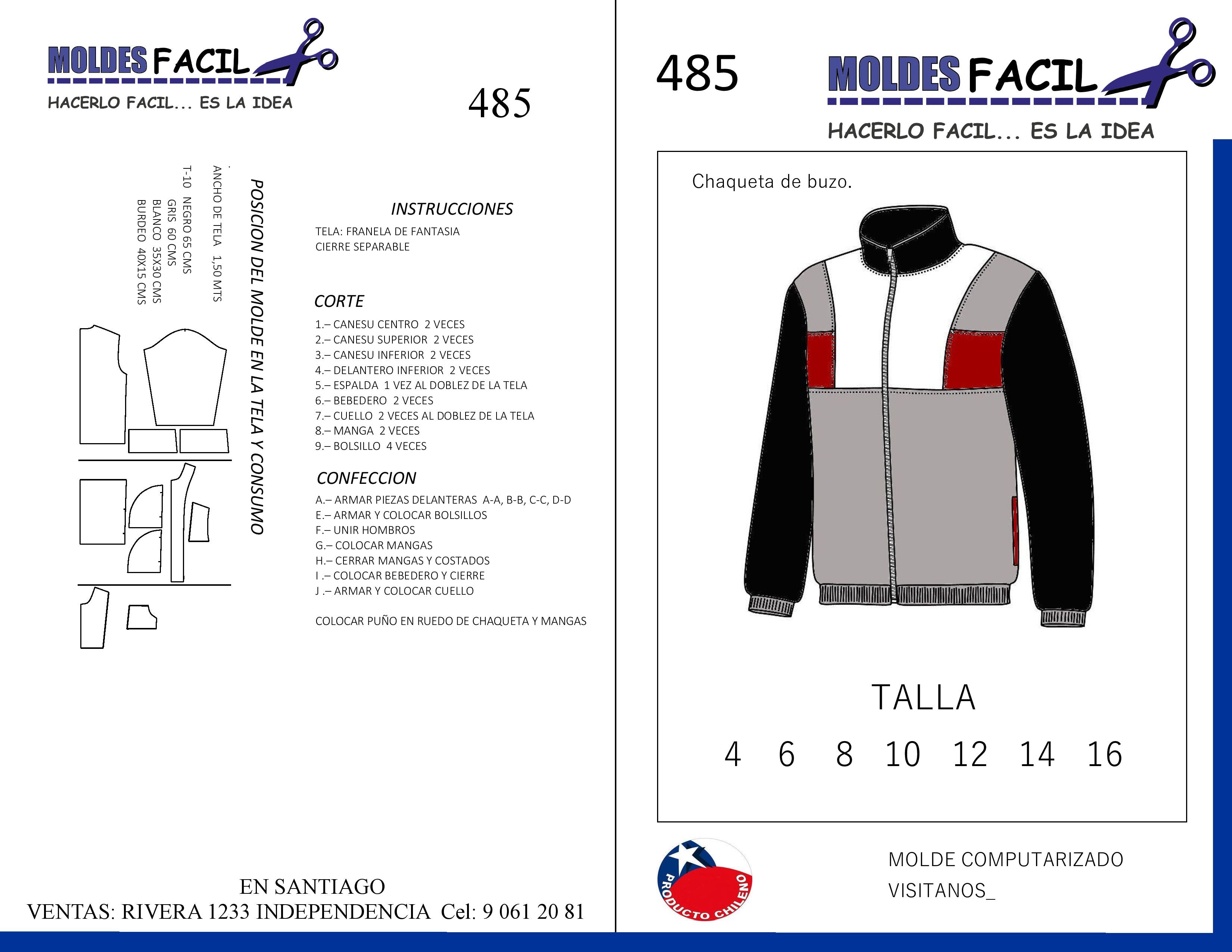 Chaqueta de buzo