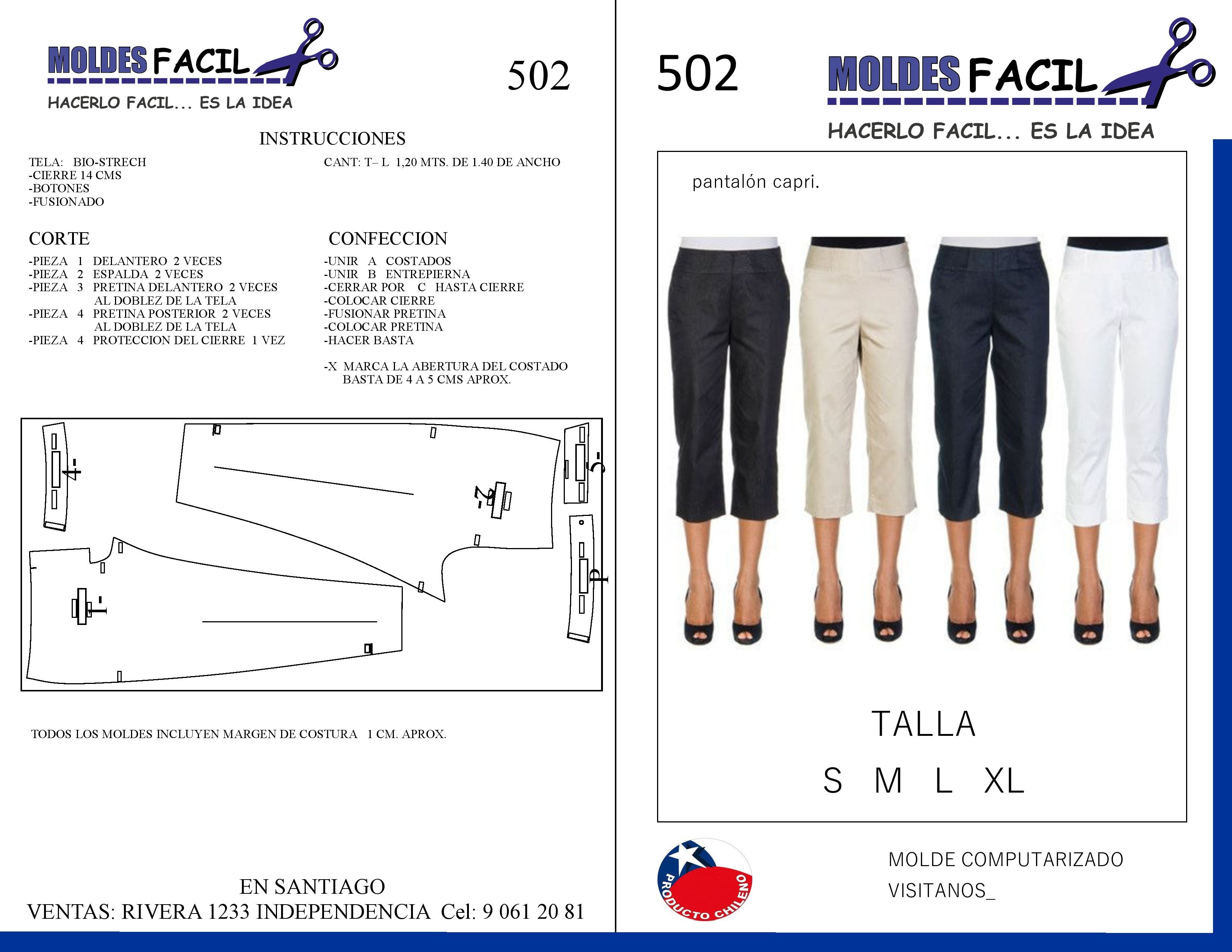 Pantalon capri