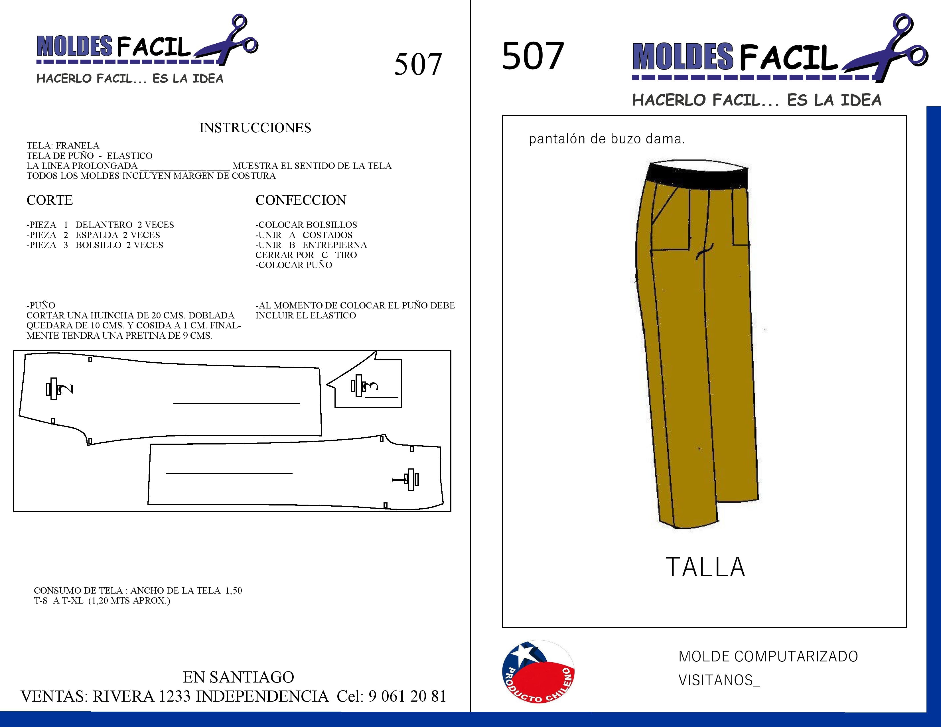 Pantalón de buzo