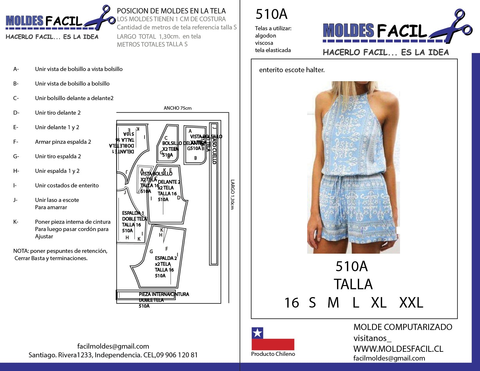 Enterito escote halter