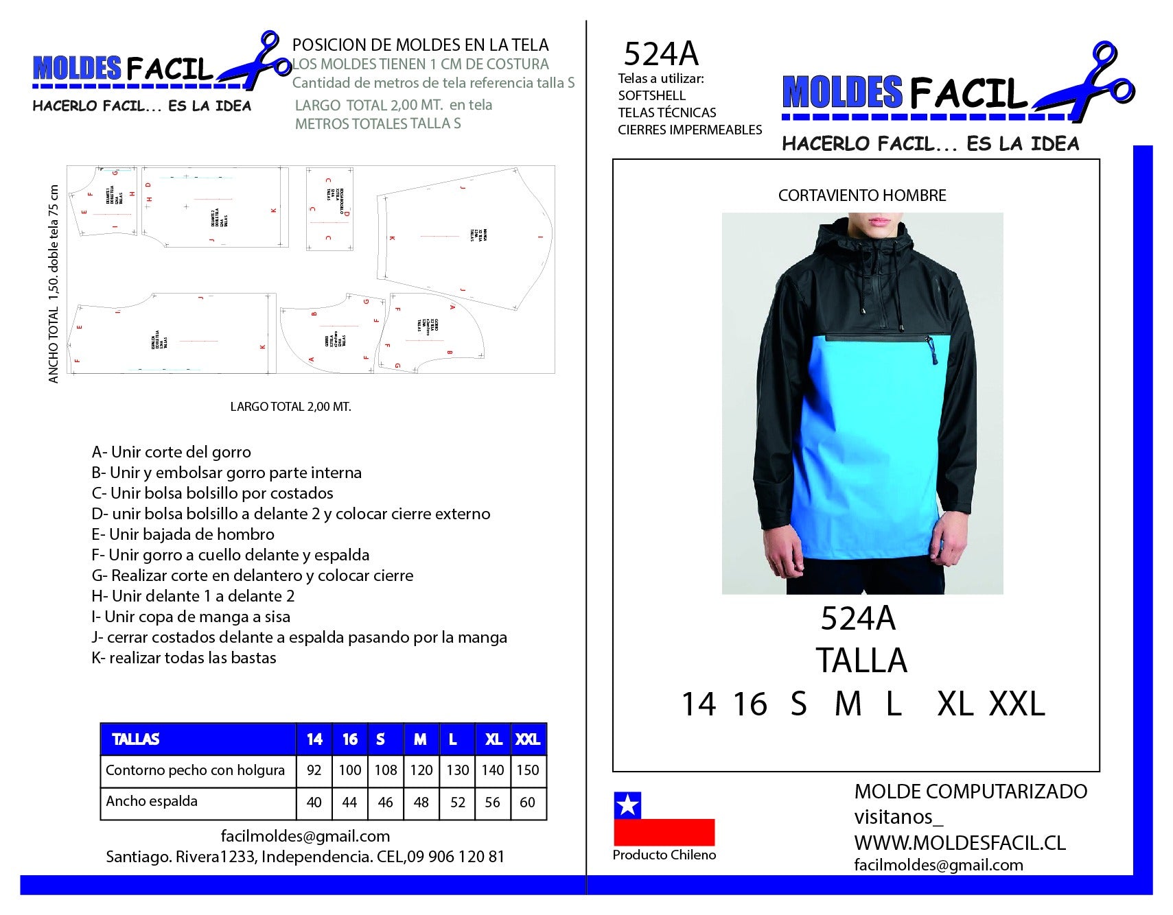 Cortaviento Hombre