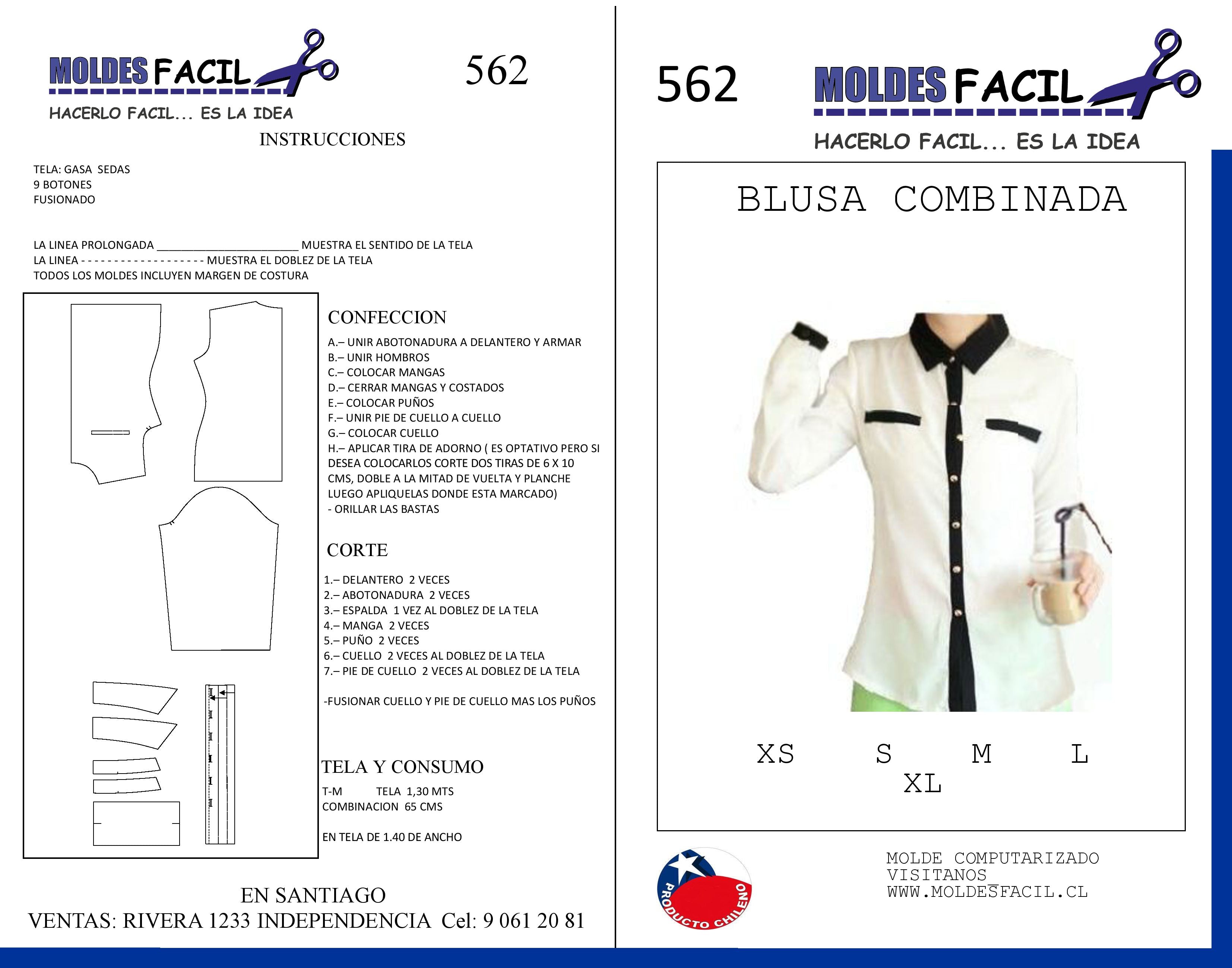 BLUSA COMBINADA