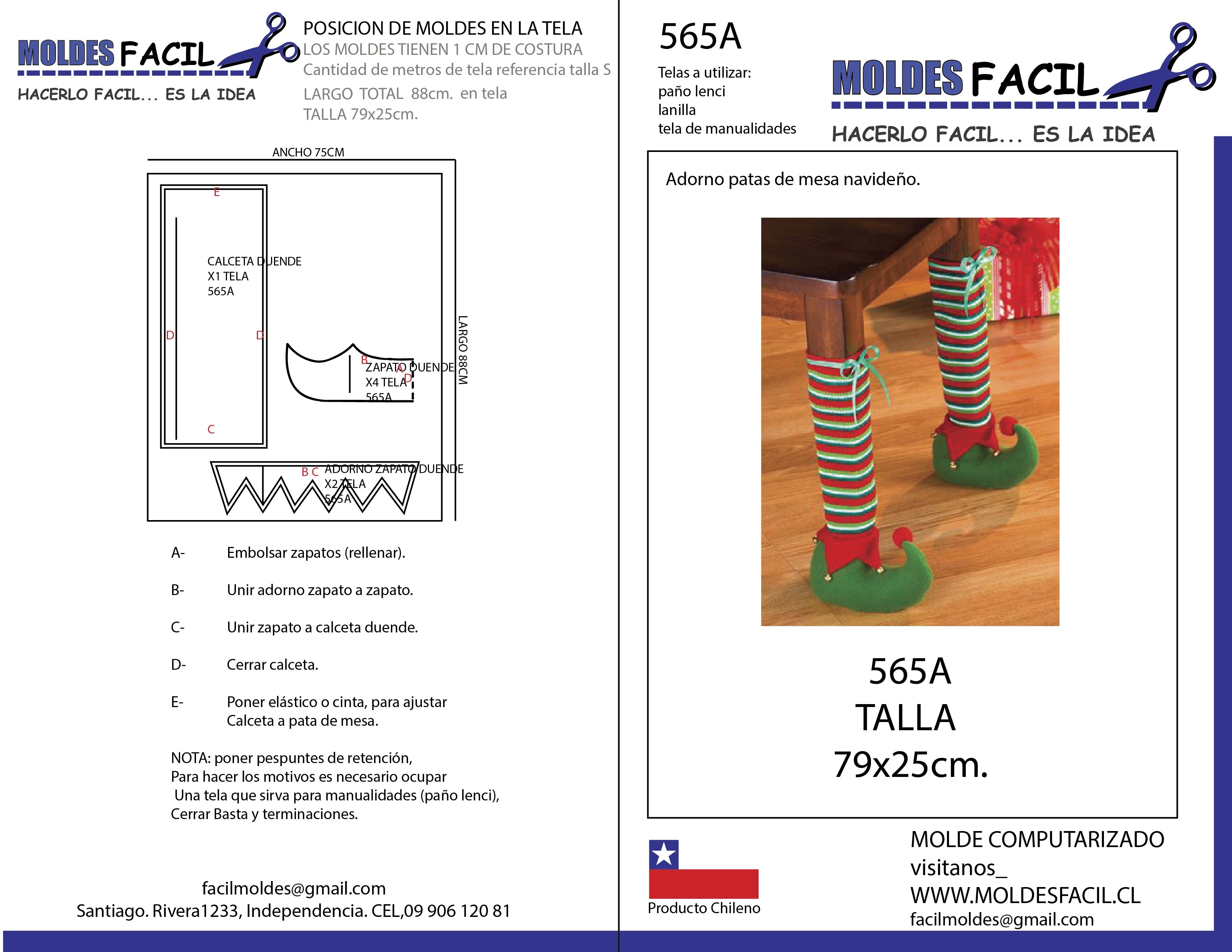 Adorno patas de mesa navidad