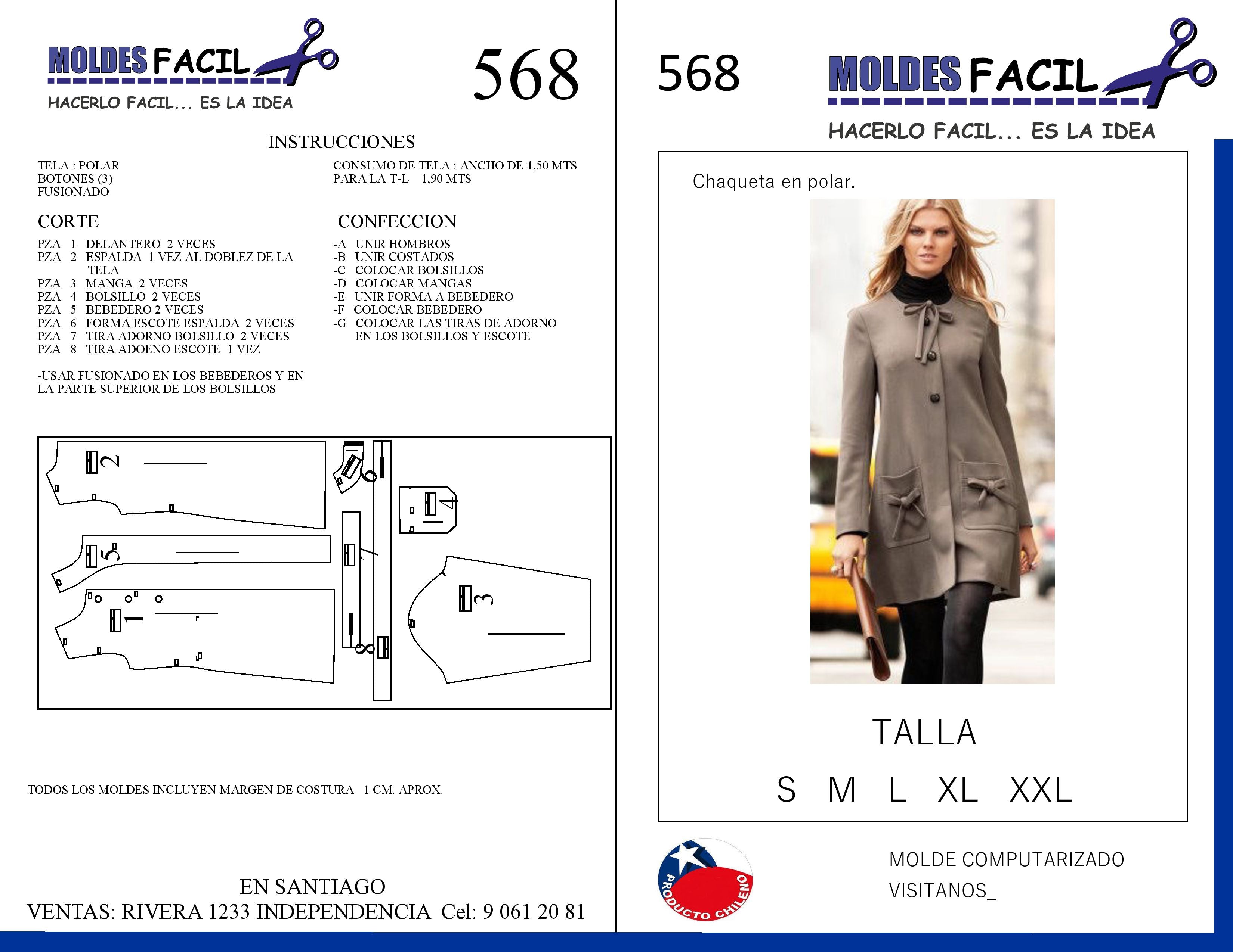 CHAQUETA EN POLAR