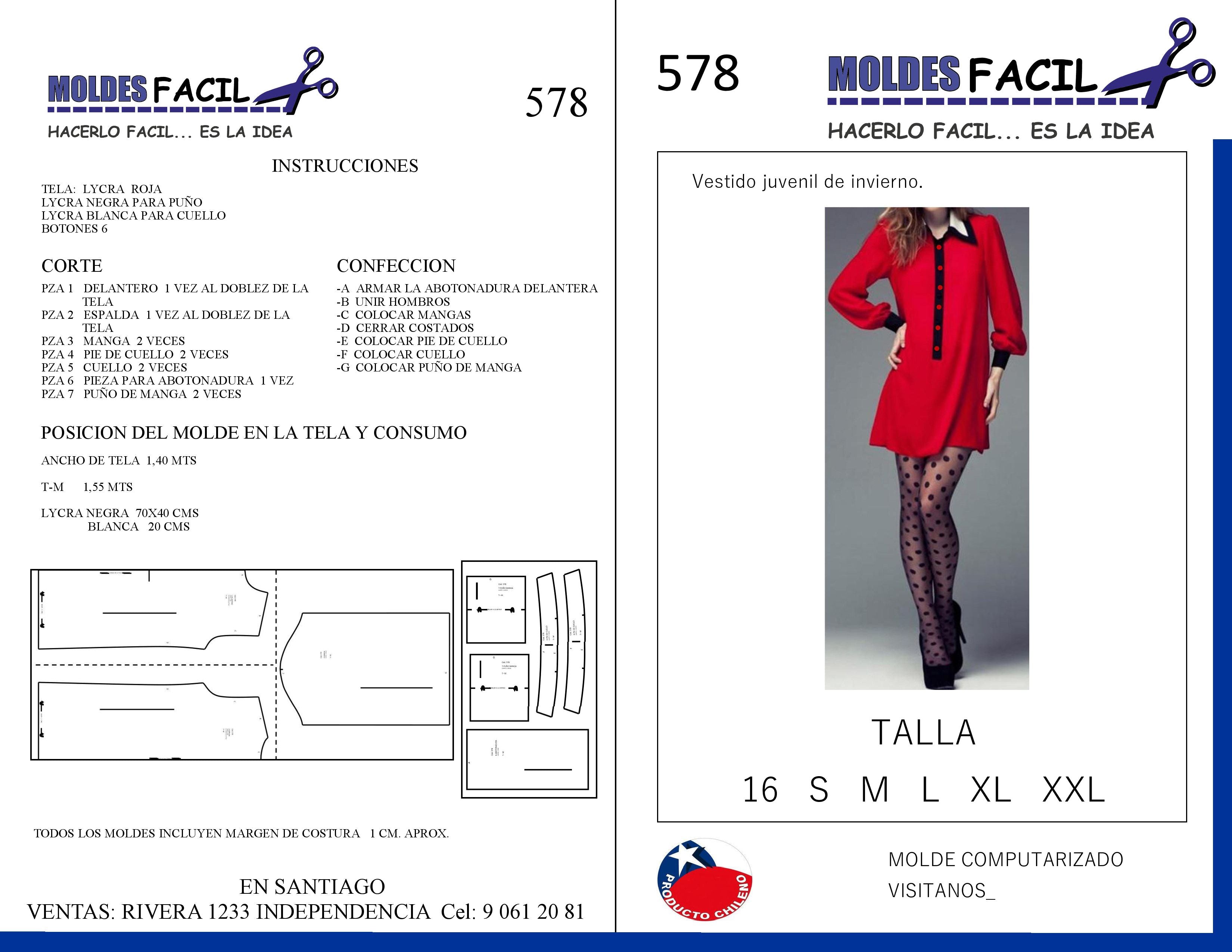 Vestido Juvenil De Invierno