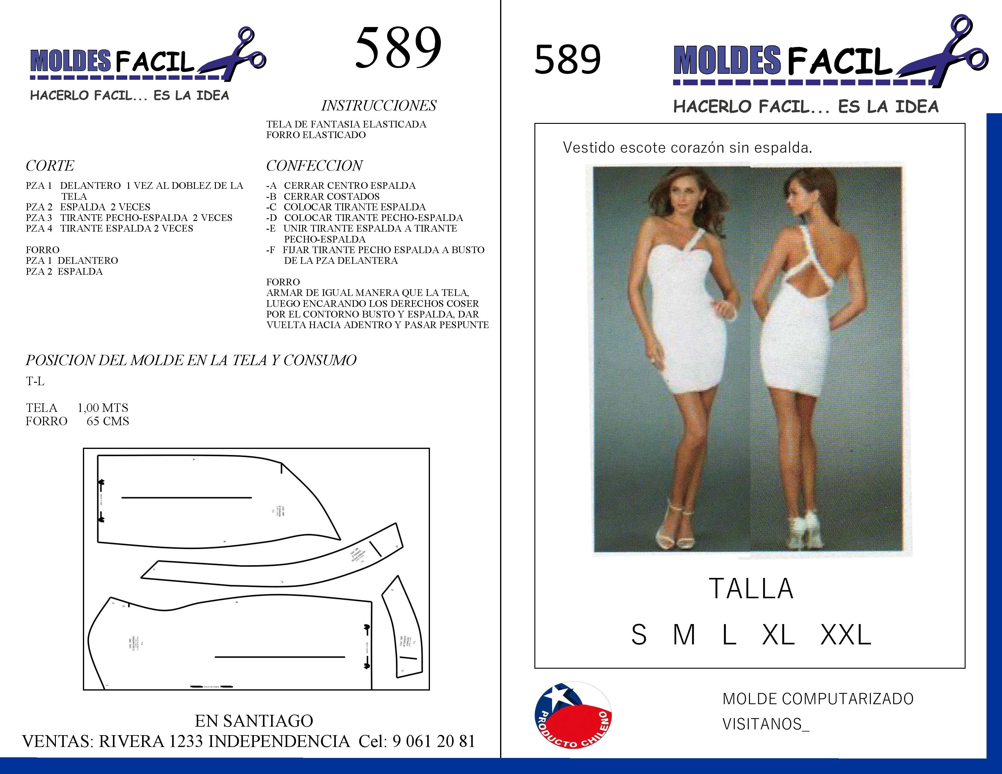Vestido Blanco Sin Espalda