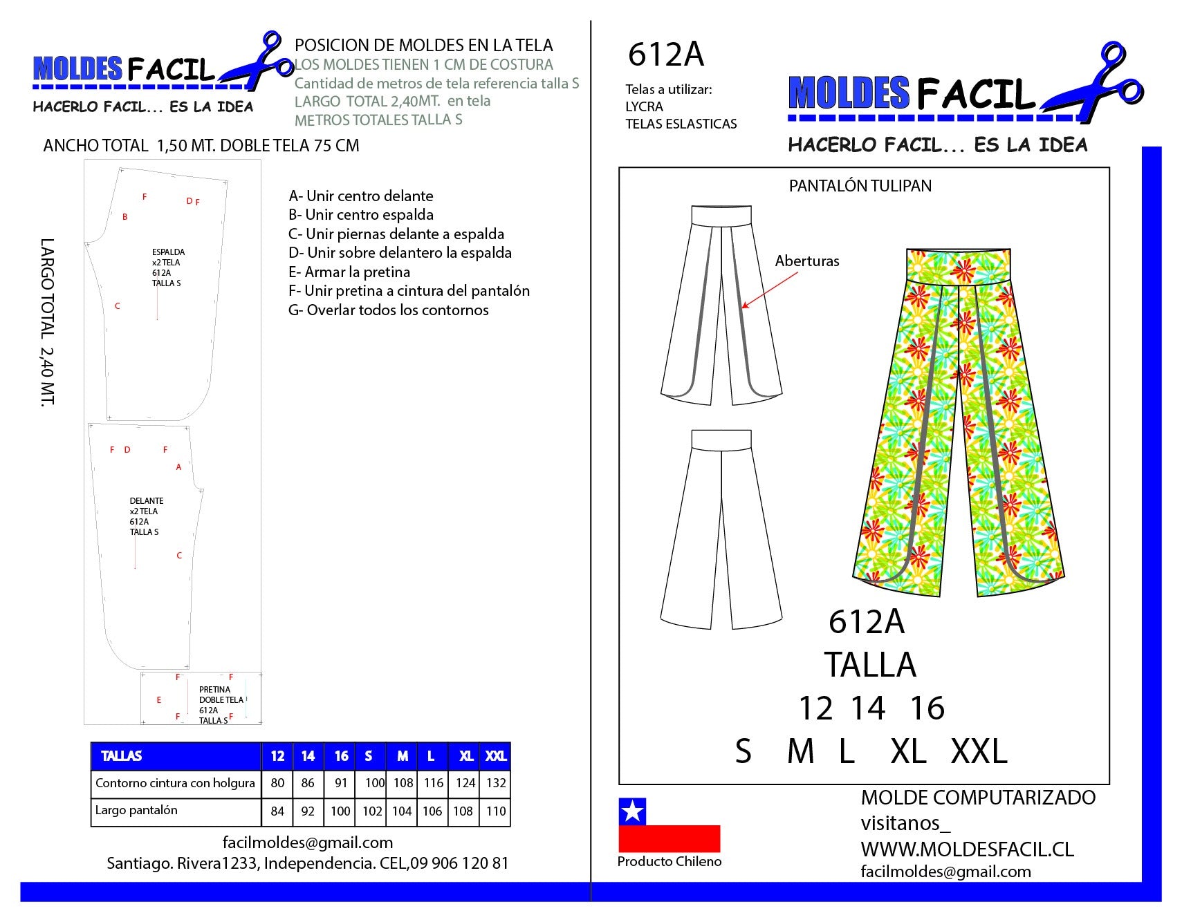 Pantalón tulipan