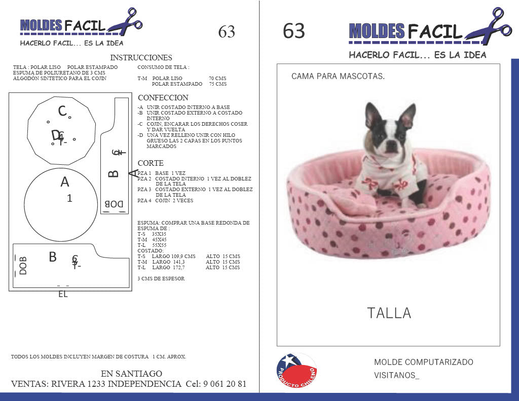 Cama para mascota