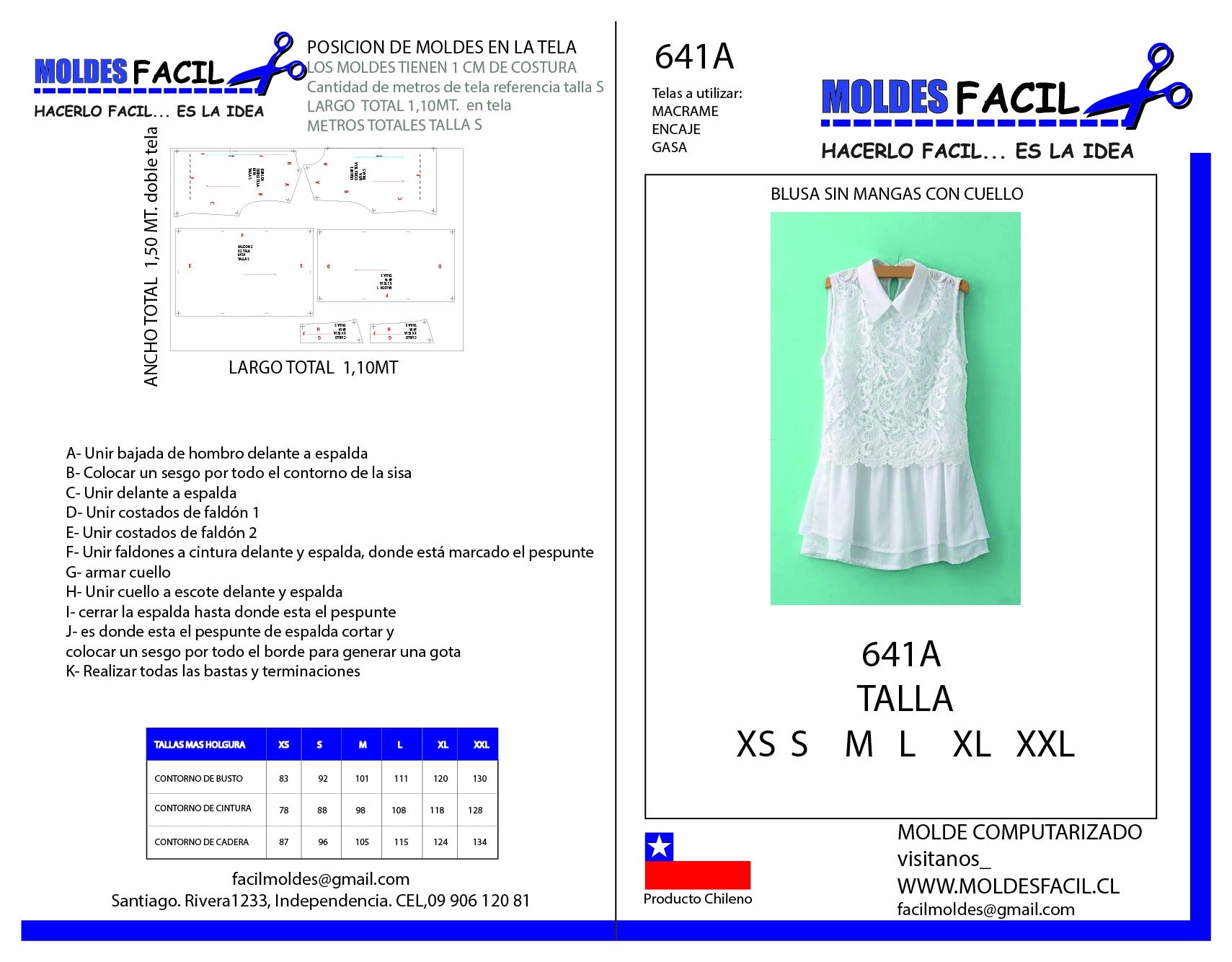 BLUSA SIN MANGAS CON CUELLO