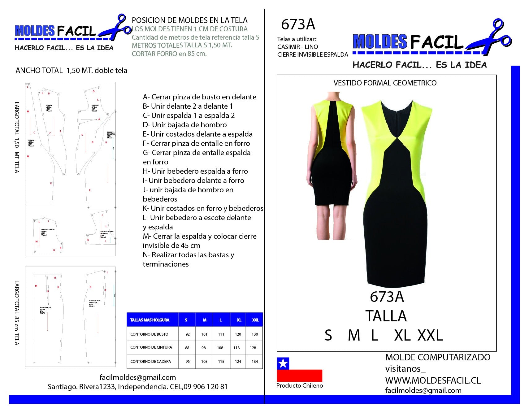 Vestido Formal Geométrico