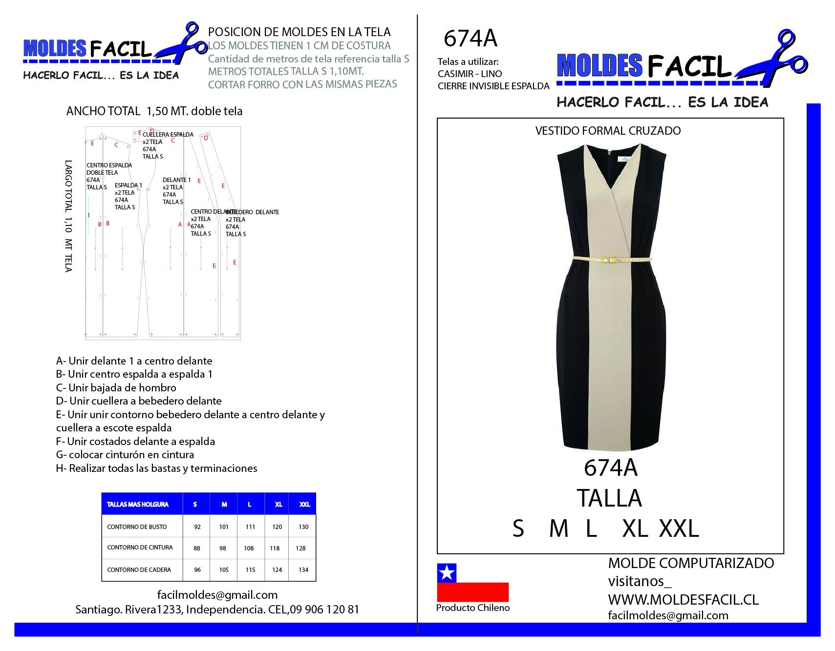 Vestido Formal Cruzado