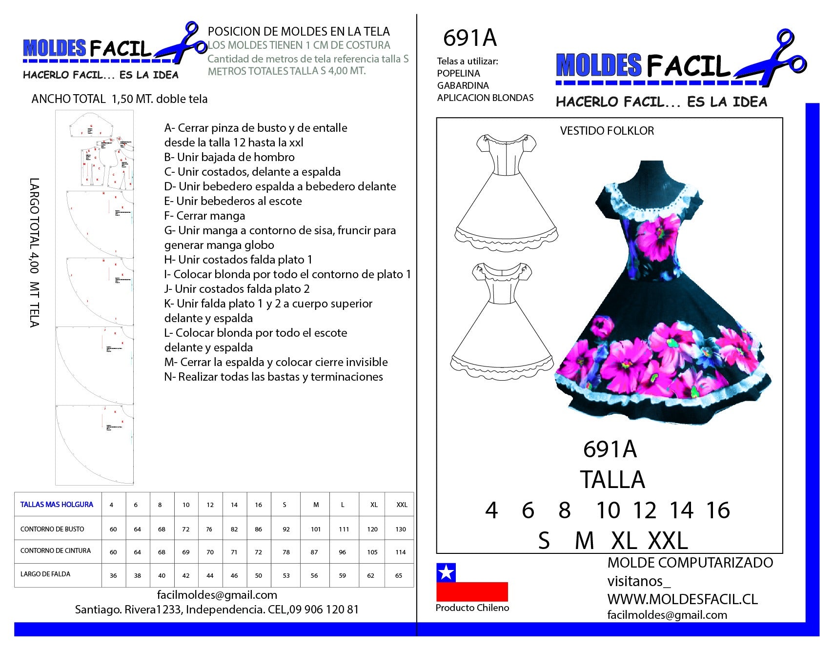 Vestido de Folclor