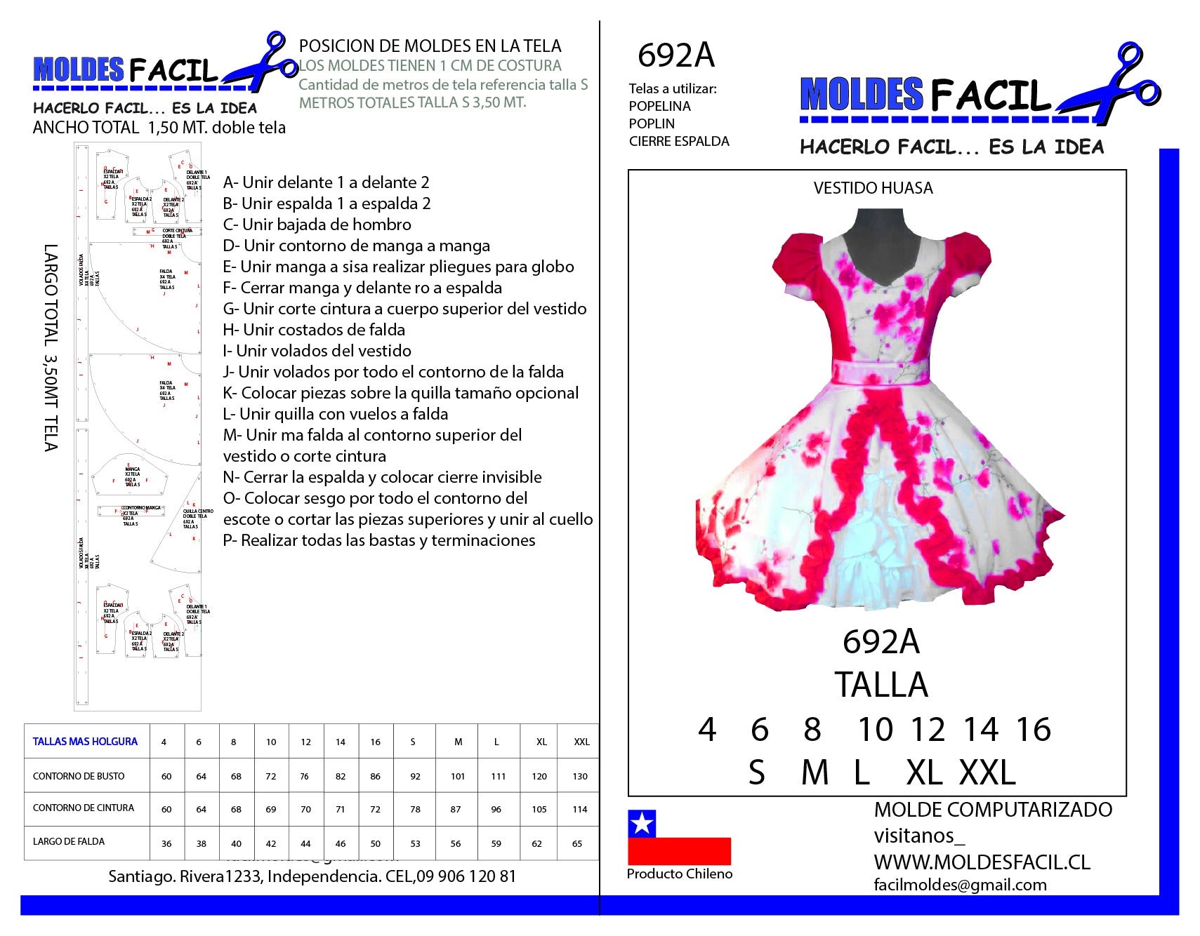 Vestido de Huasa