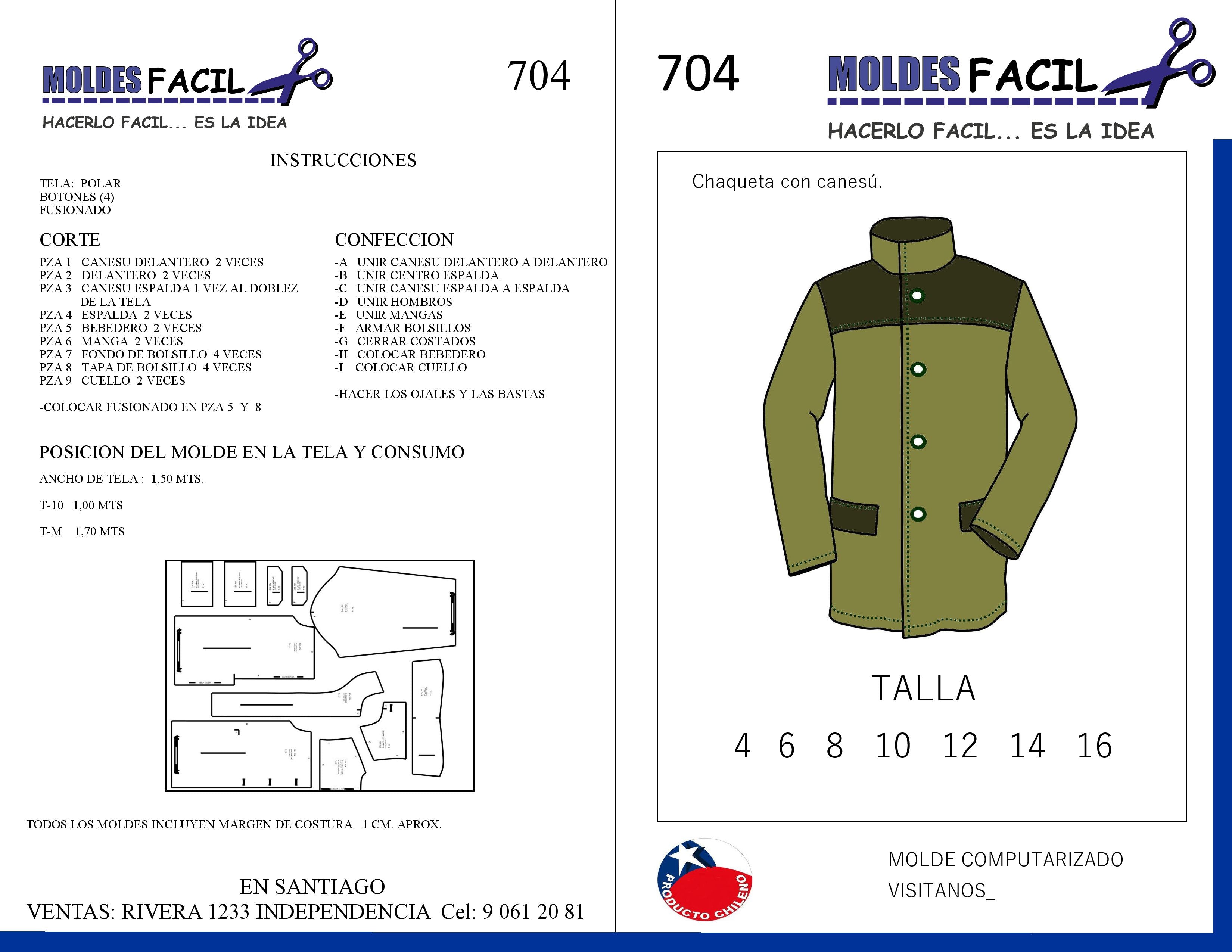 CHAQUETON DE POLAR