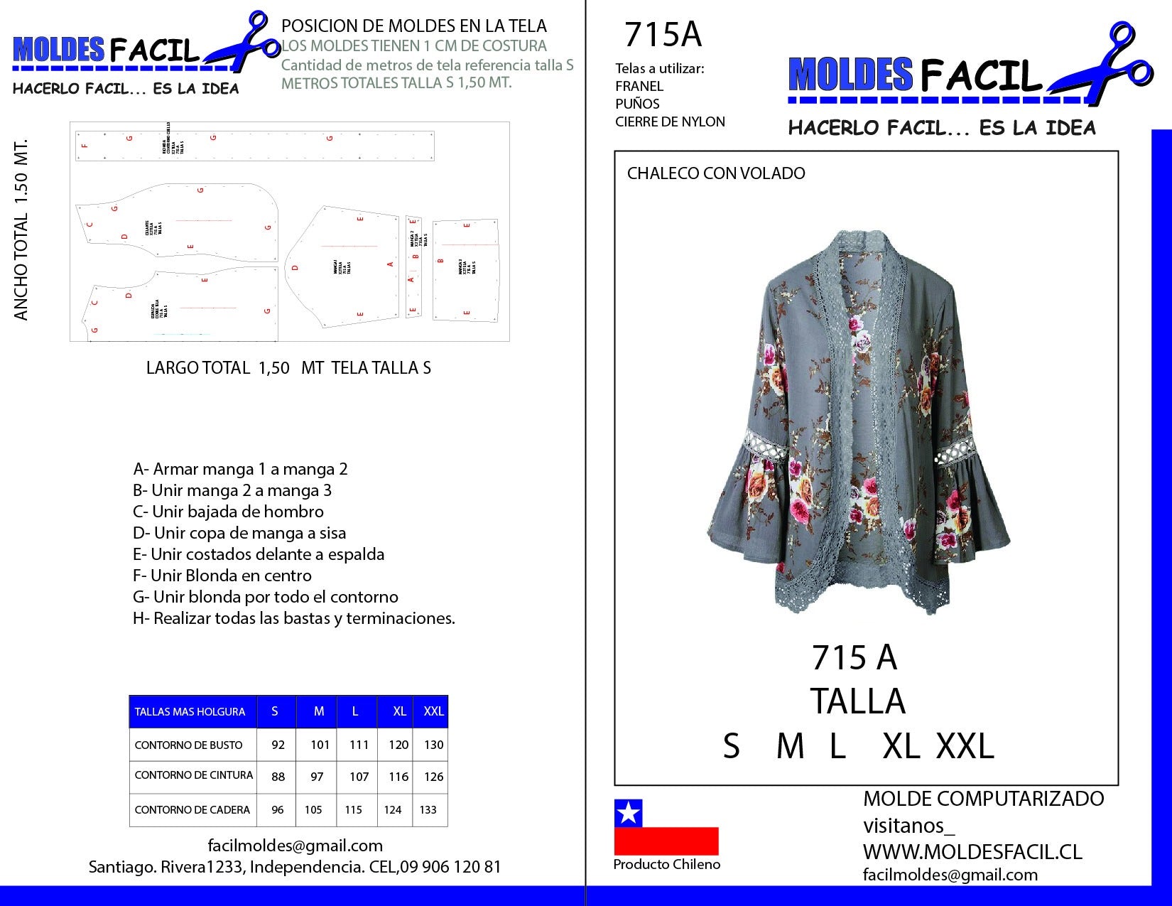 Chaleco Con Volado