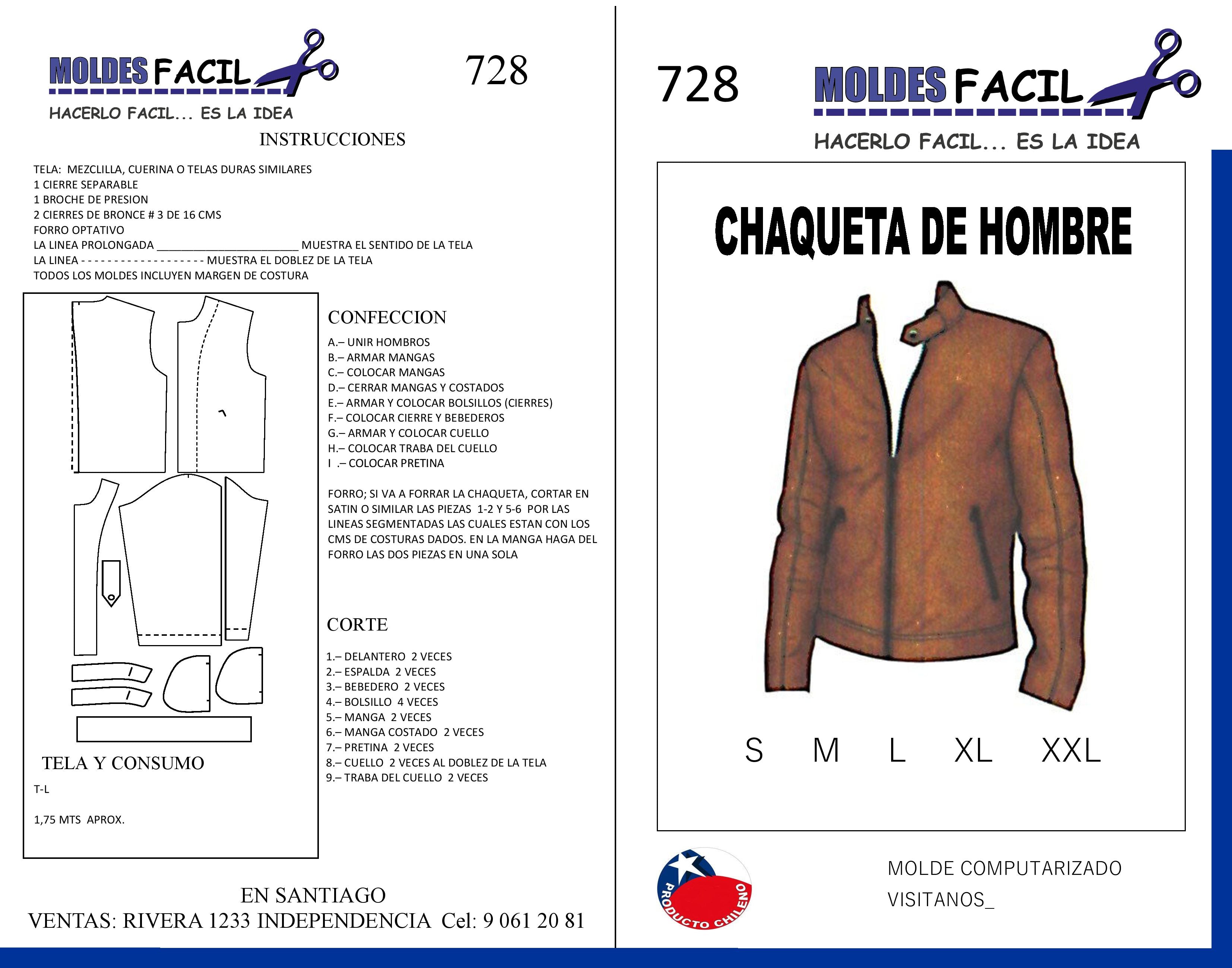 CHAQUETA DE HOMBRE