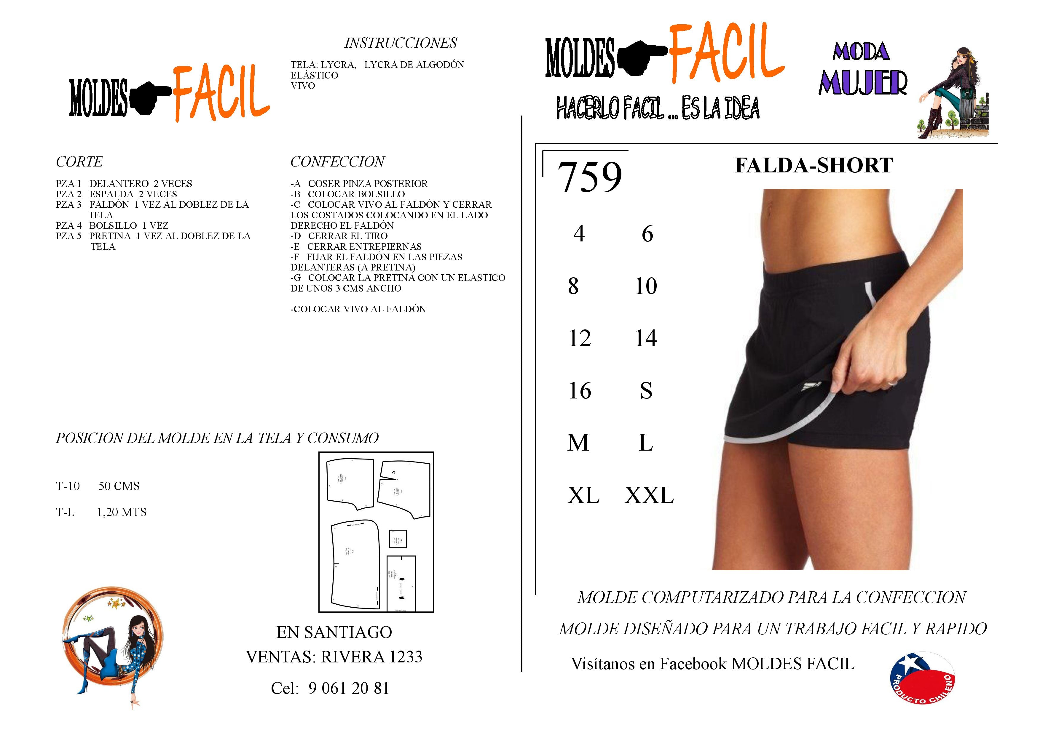 Falda-Short