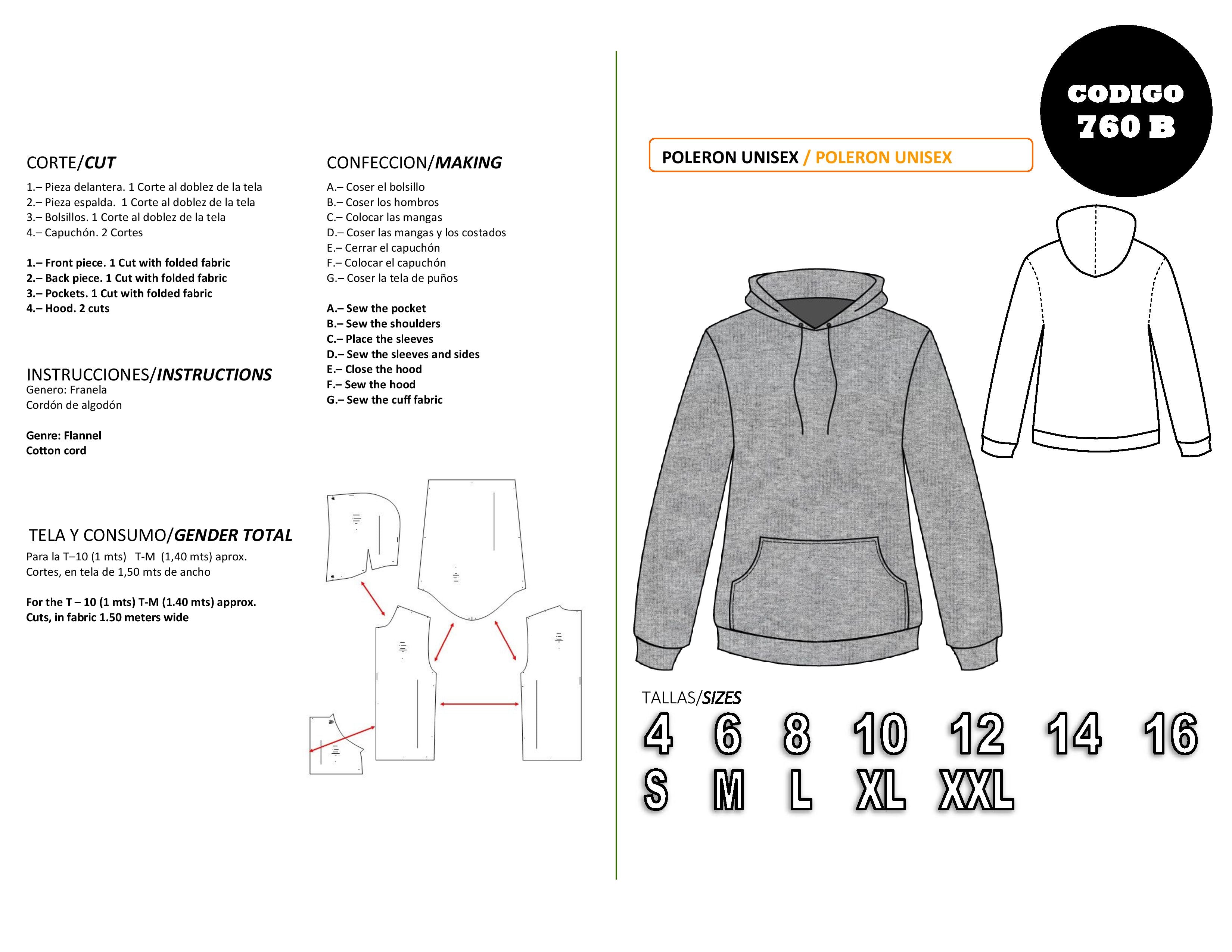 Poleron oversize