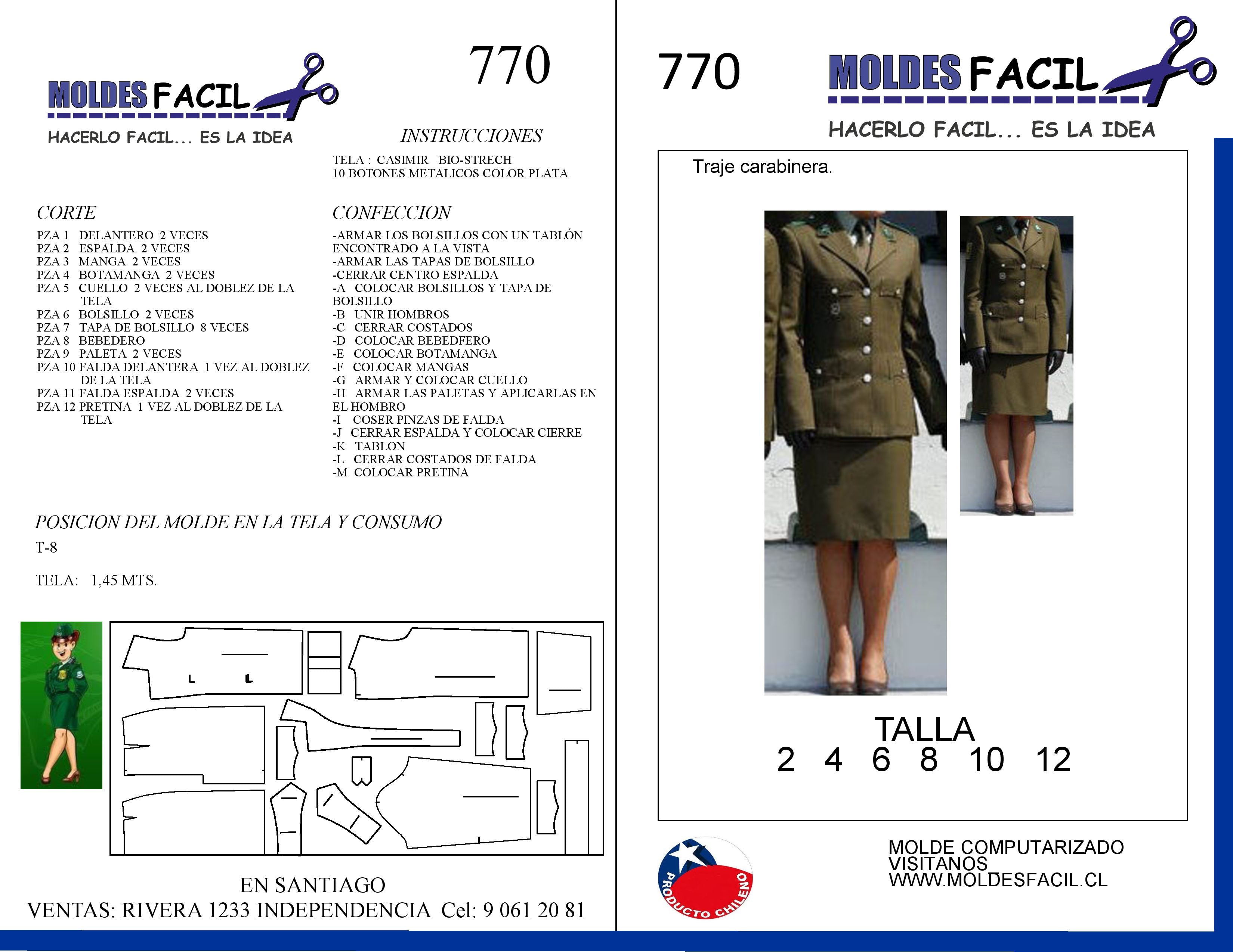 Traje Carabinera