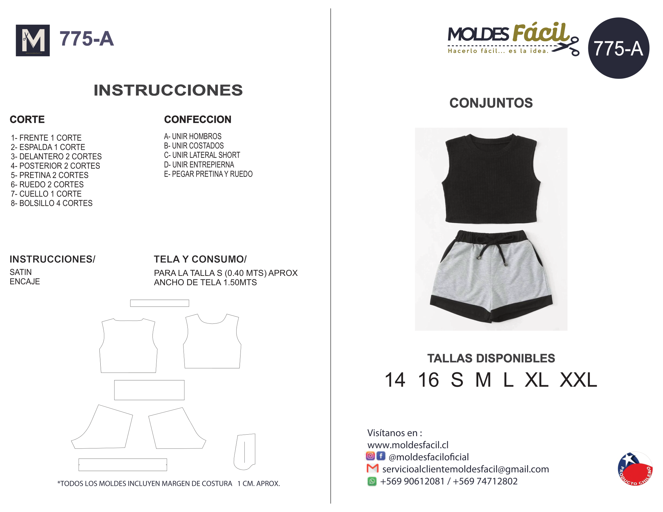 Conjuntos (ropa interior de noche)