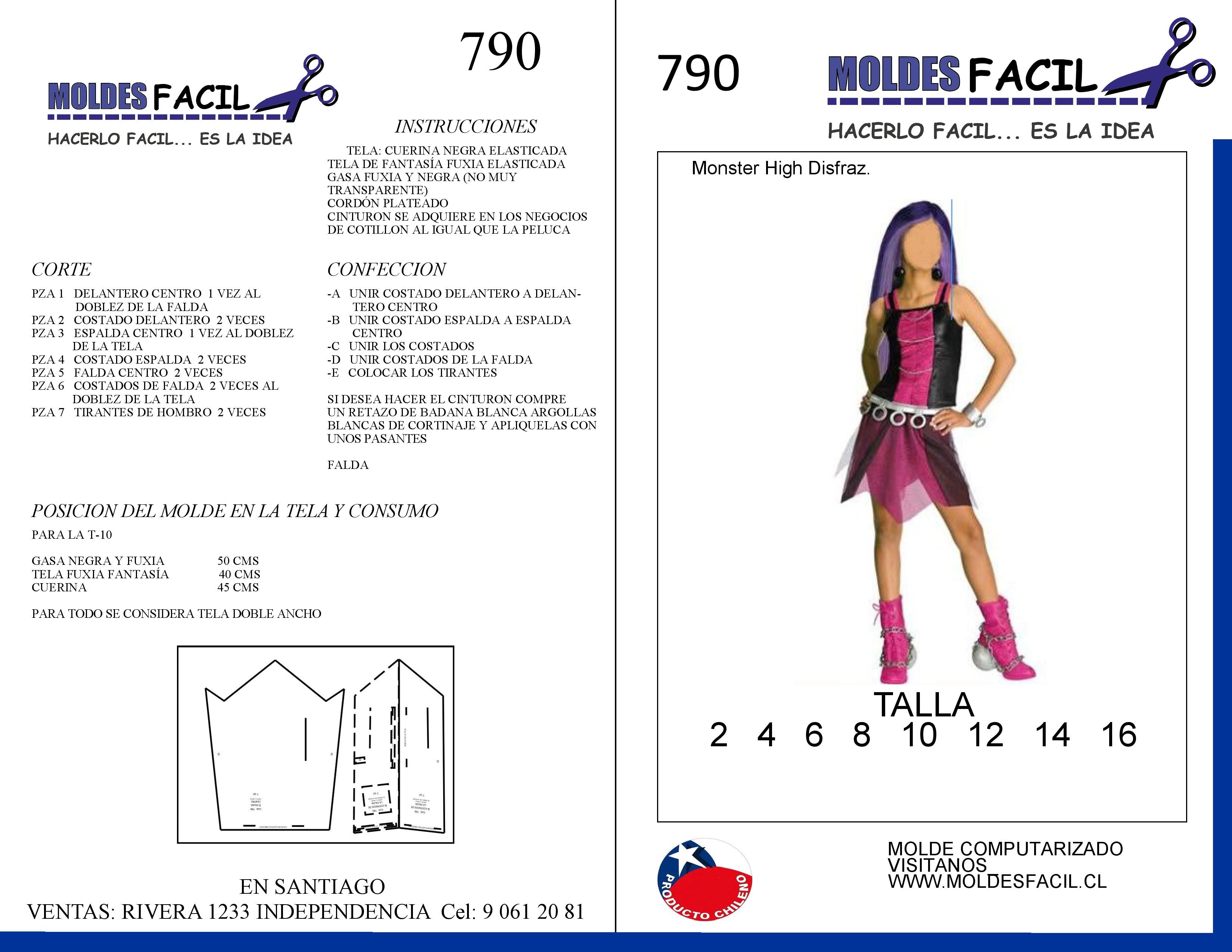 Monster High Disfraz