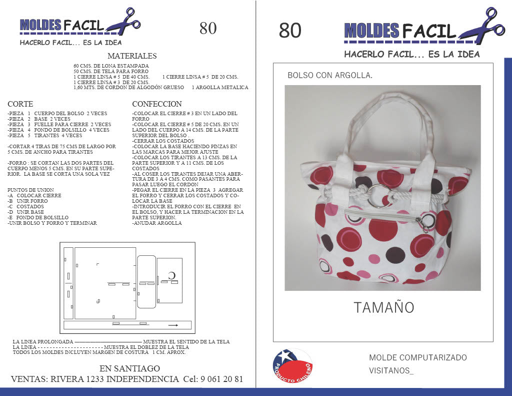 Bolso con argolla