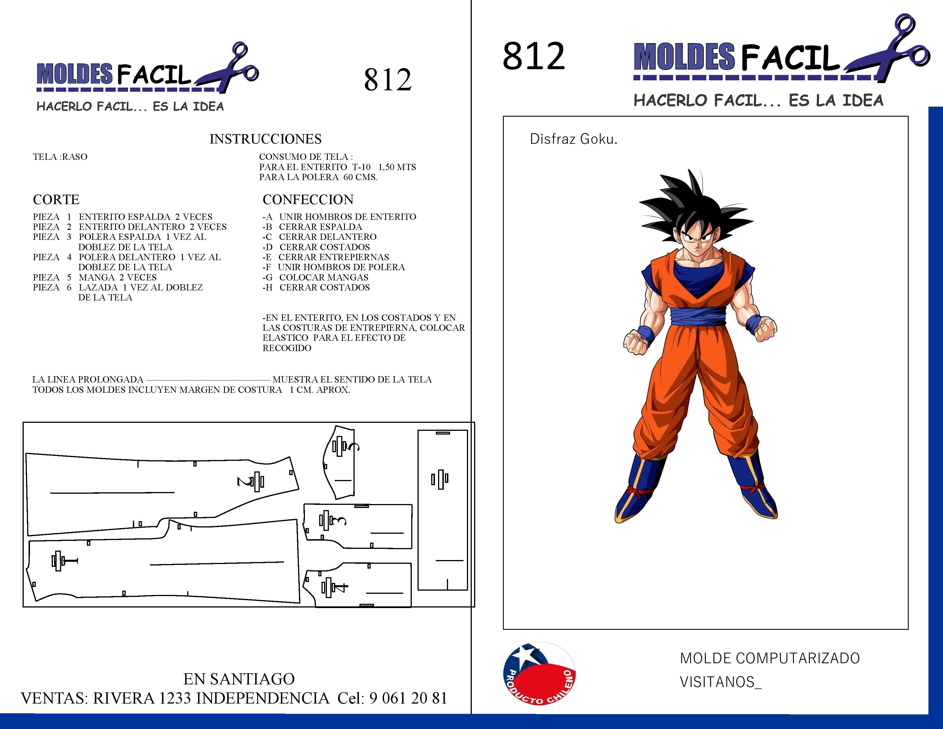 Disfraz de Goku