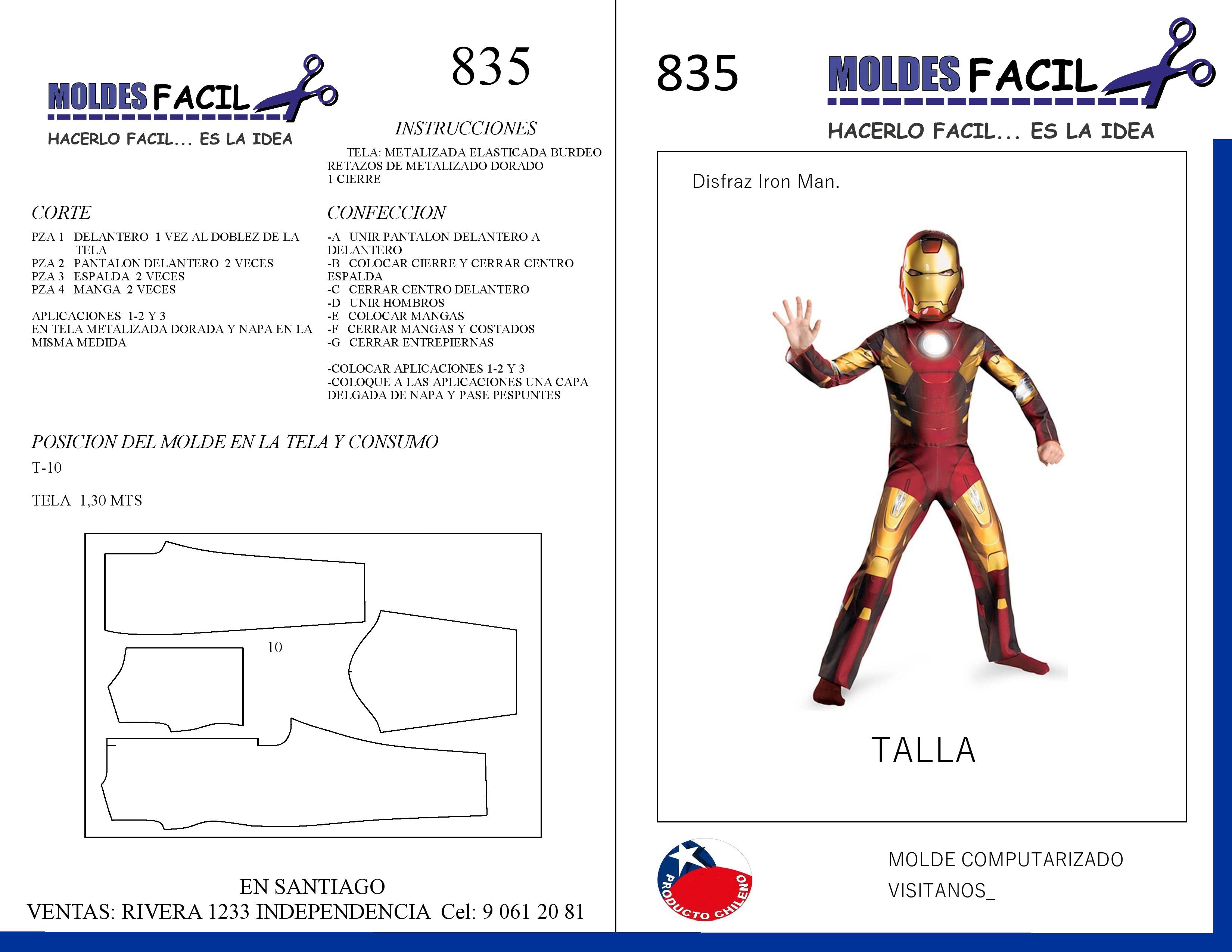 Disfraz de Iron Man