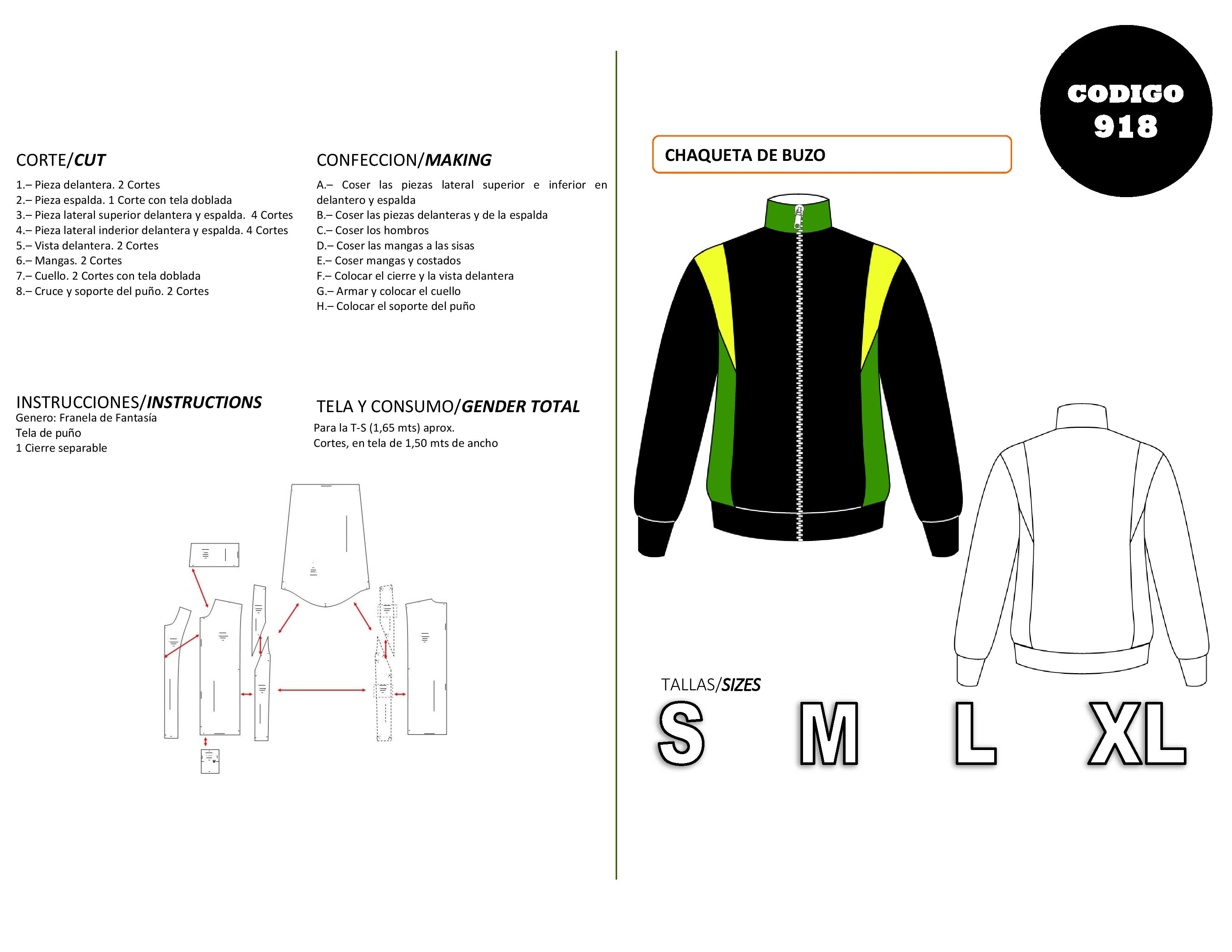 Chaqueta de buzo