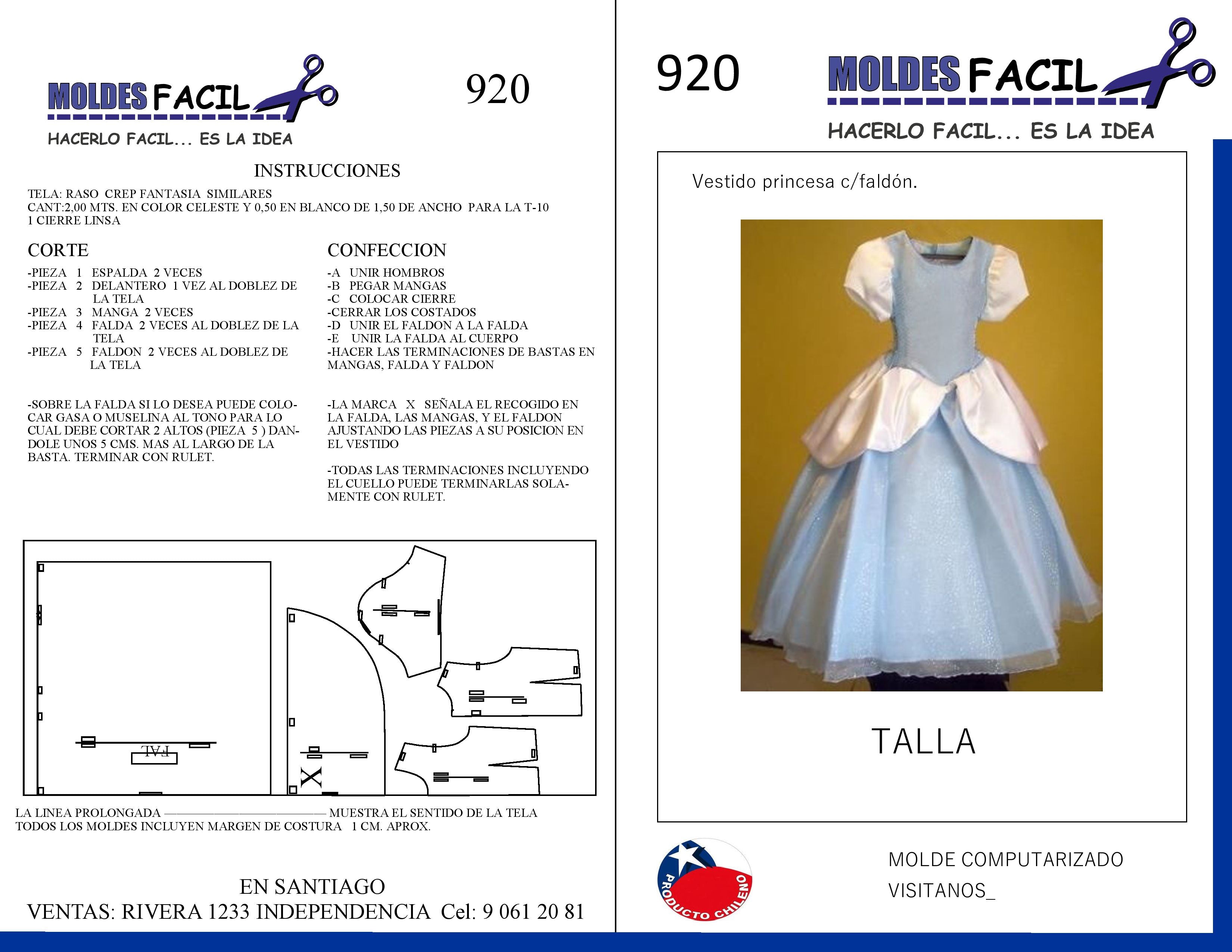 Vestido Princesa con Faldón