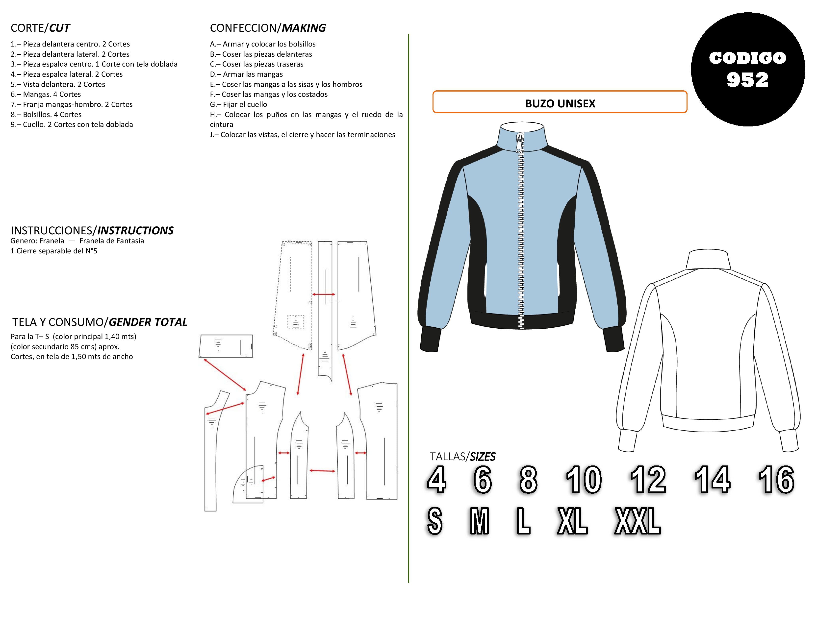 Buzo unisex